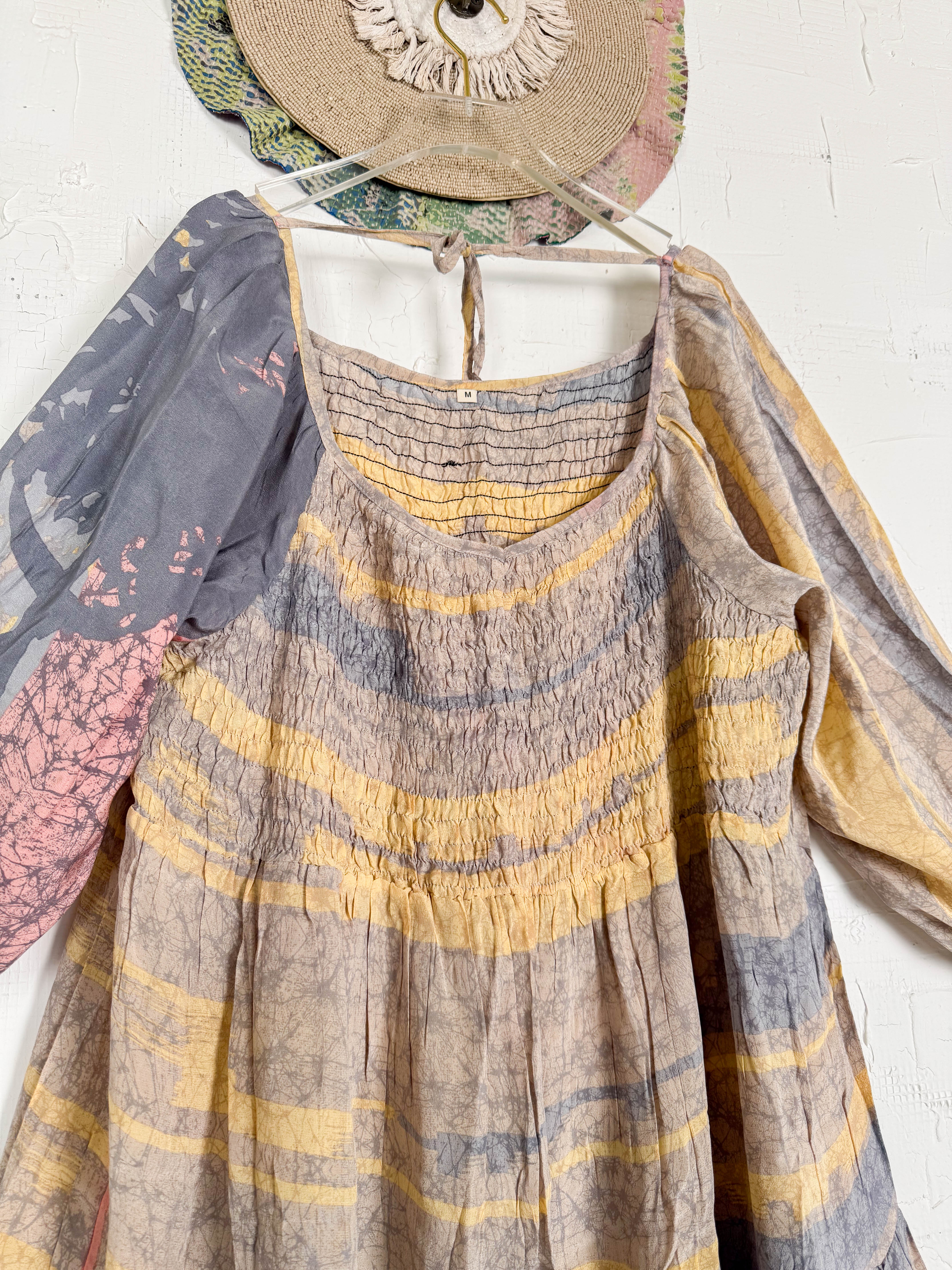 Crepe silk dress - Love Protect Sustain