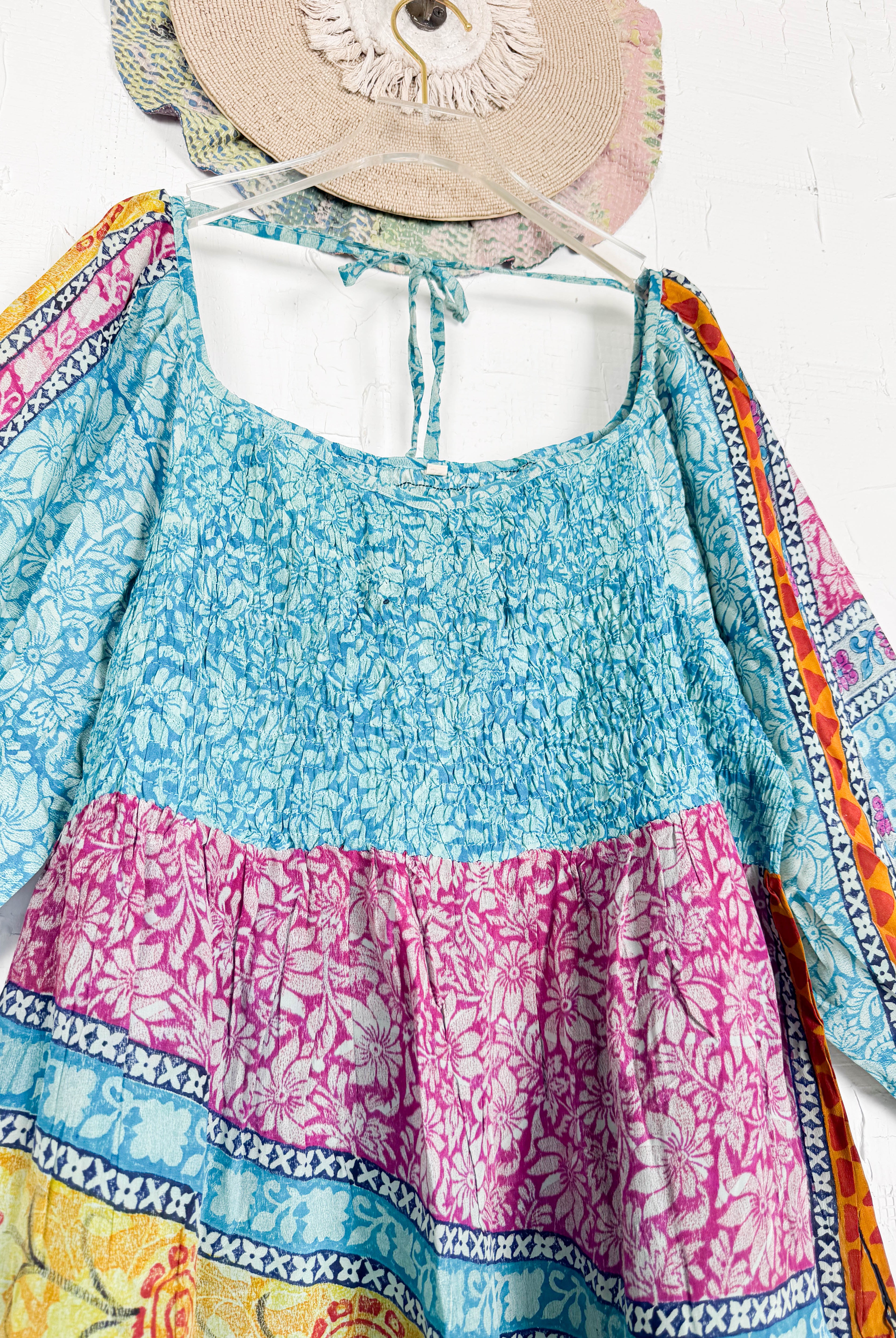 Crepe silk dress - Love Protect Sustain