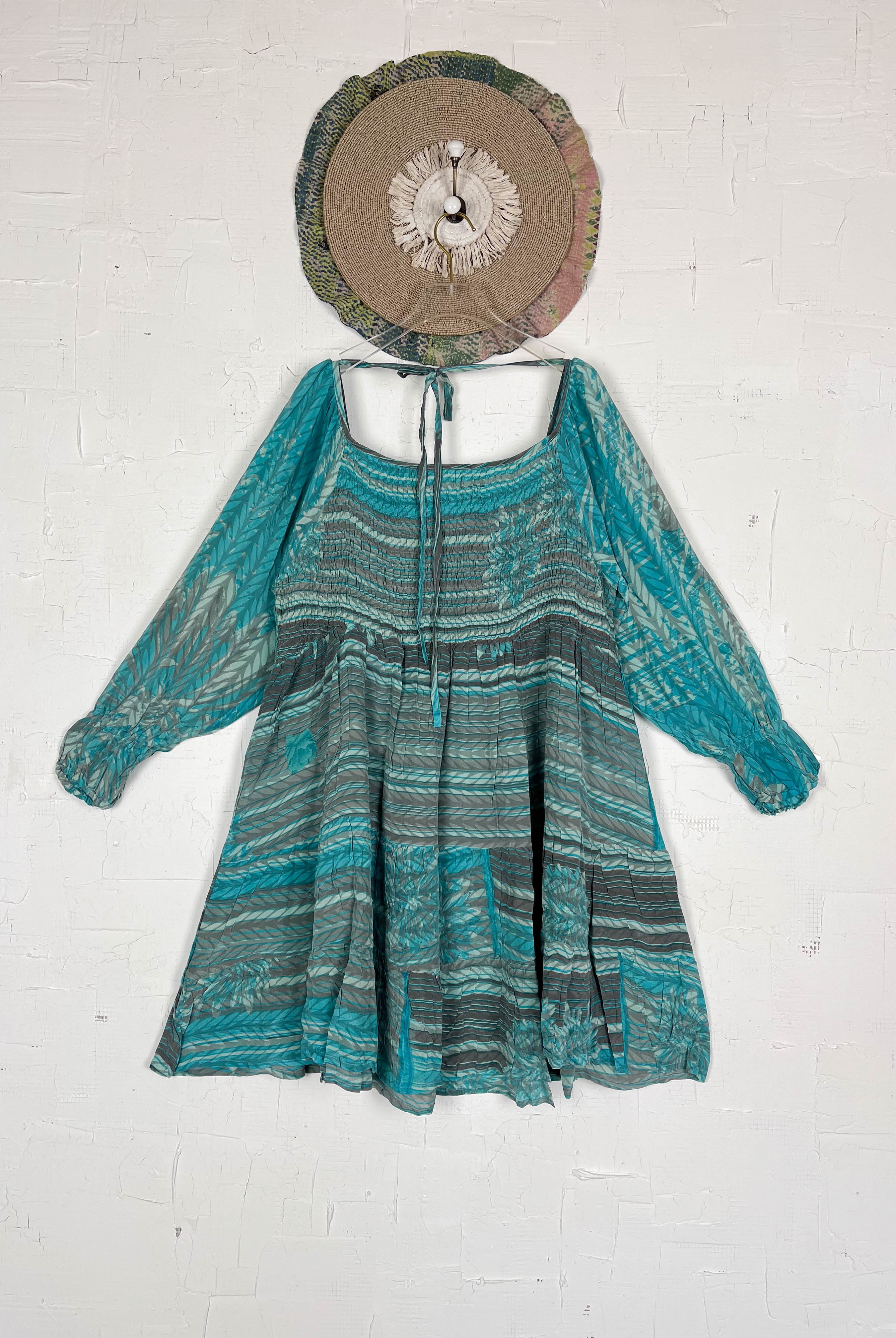 Crepe silk dress - Love Protect Sustain