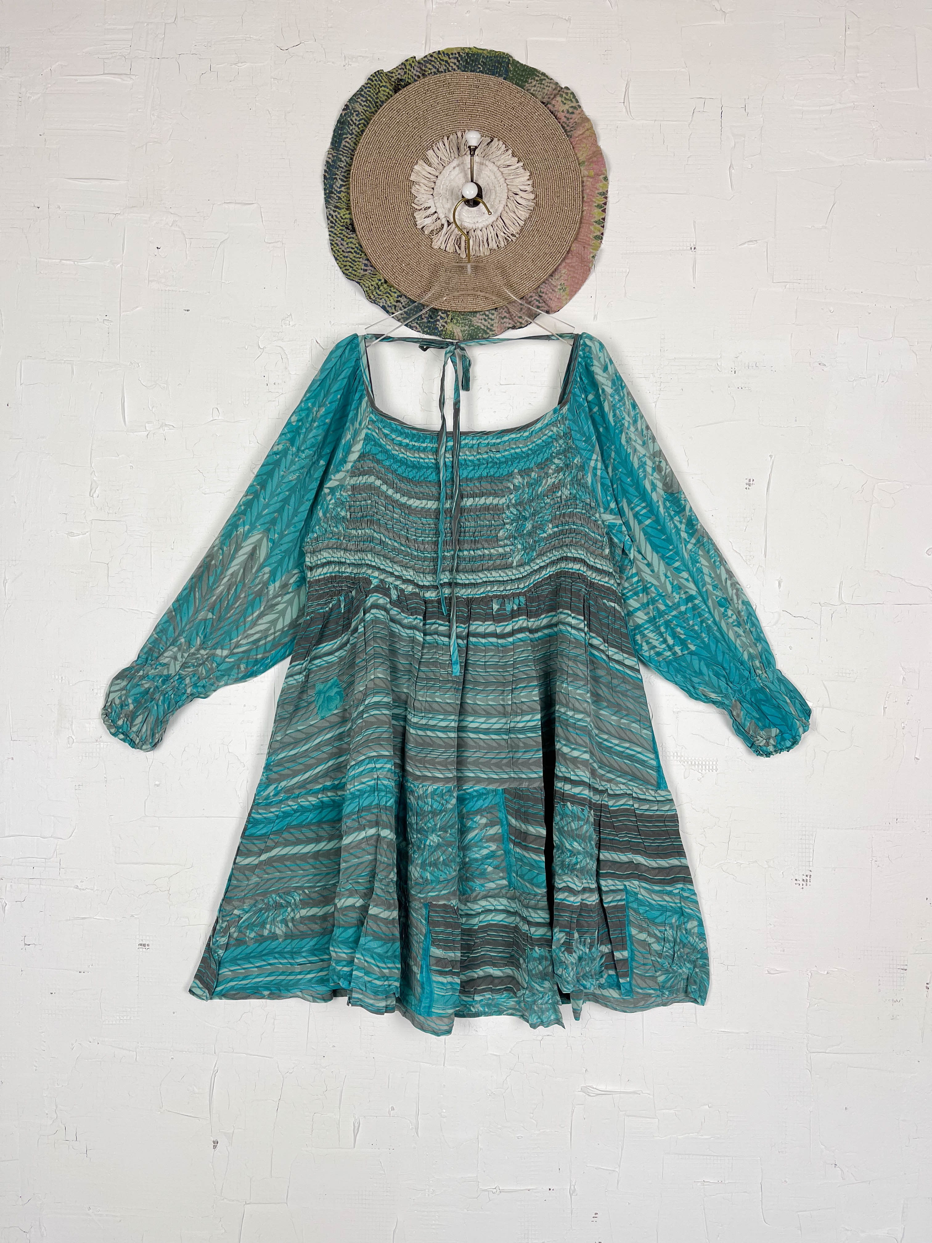 Crepe silk dress - Love Protect Sustain