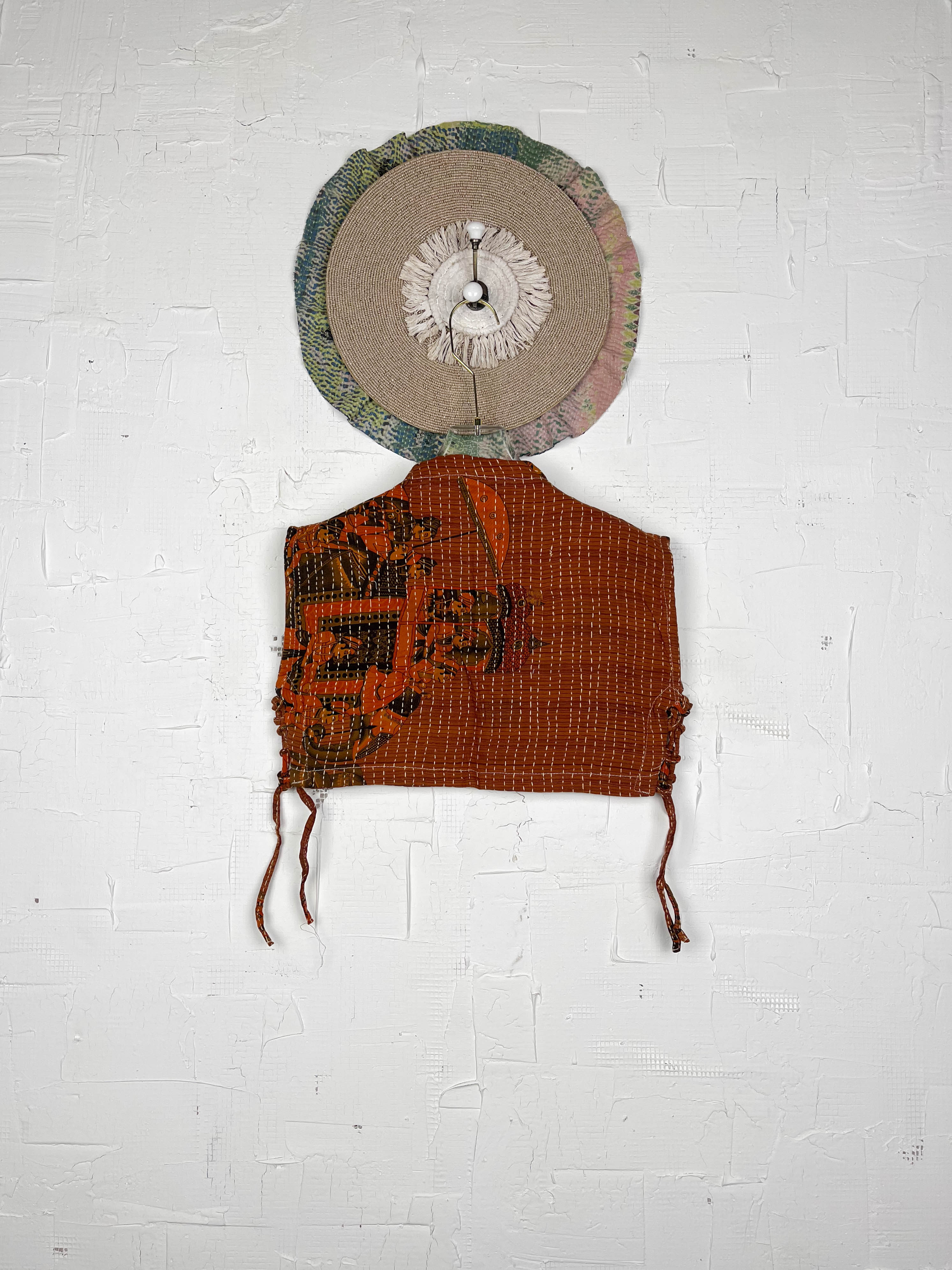 Crop kantha top - Love Protect Sustain