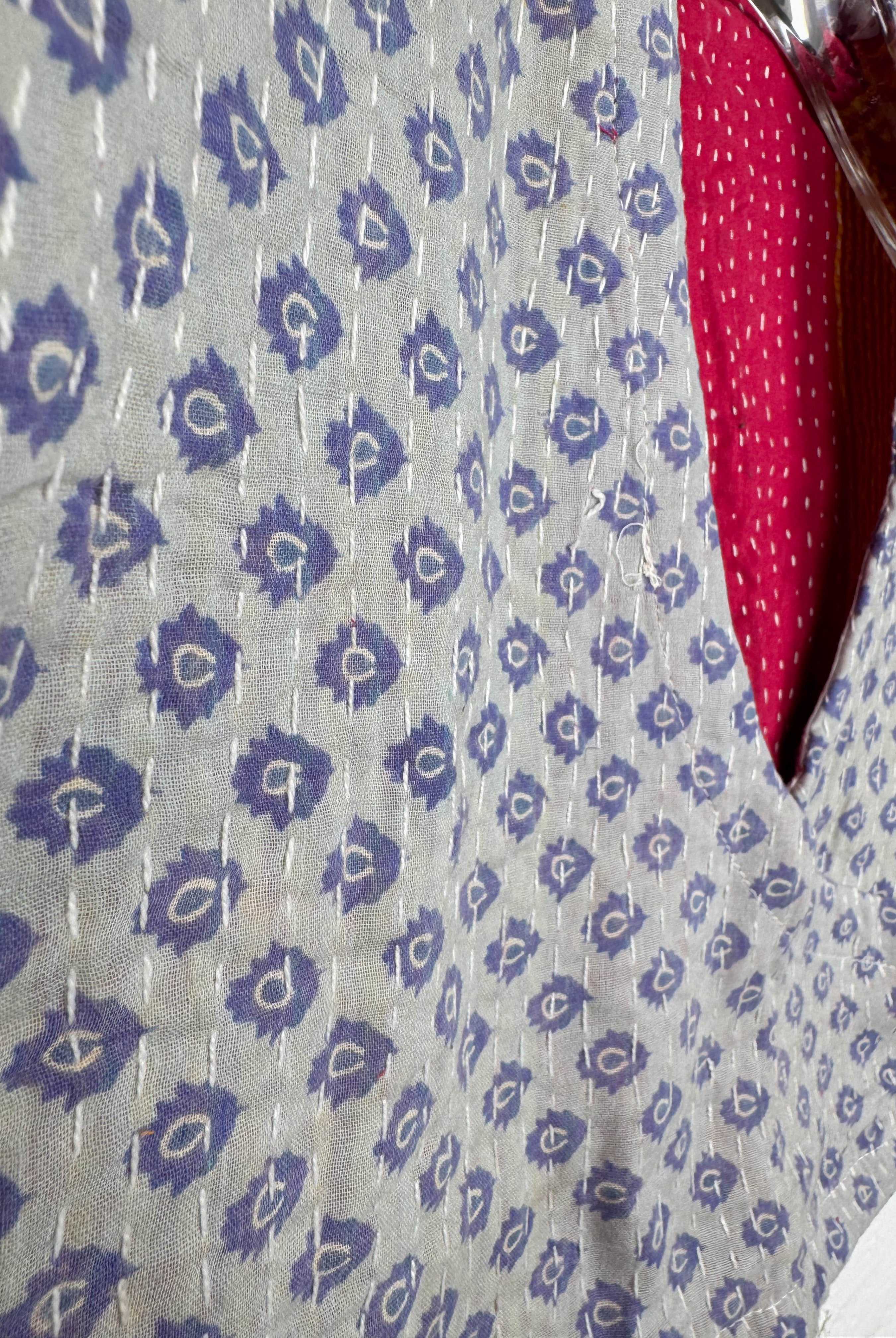 Cropped Kantha Top - Love Protect Sustain