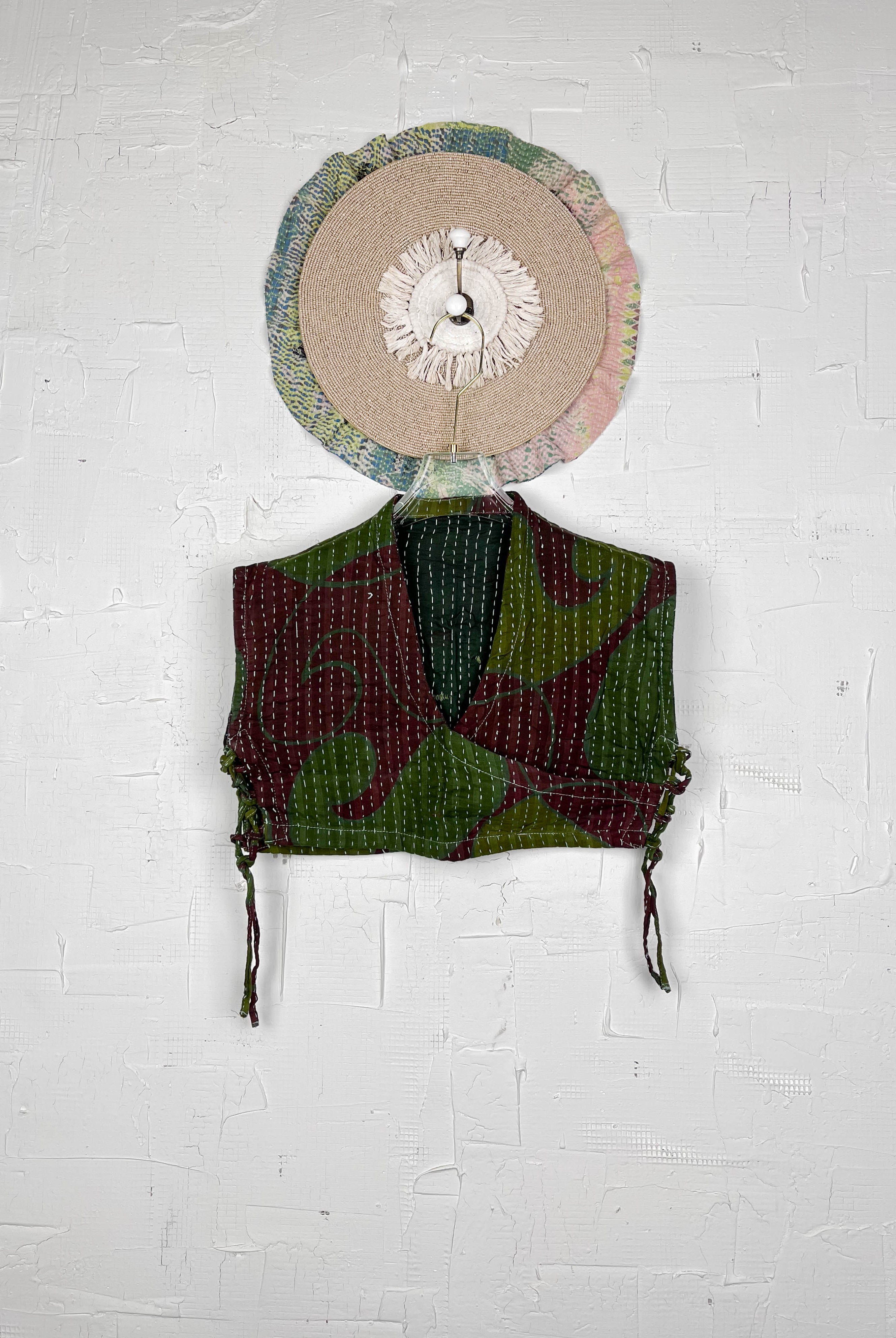 Dark Kantha Top - Love Protect Sustain