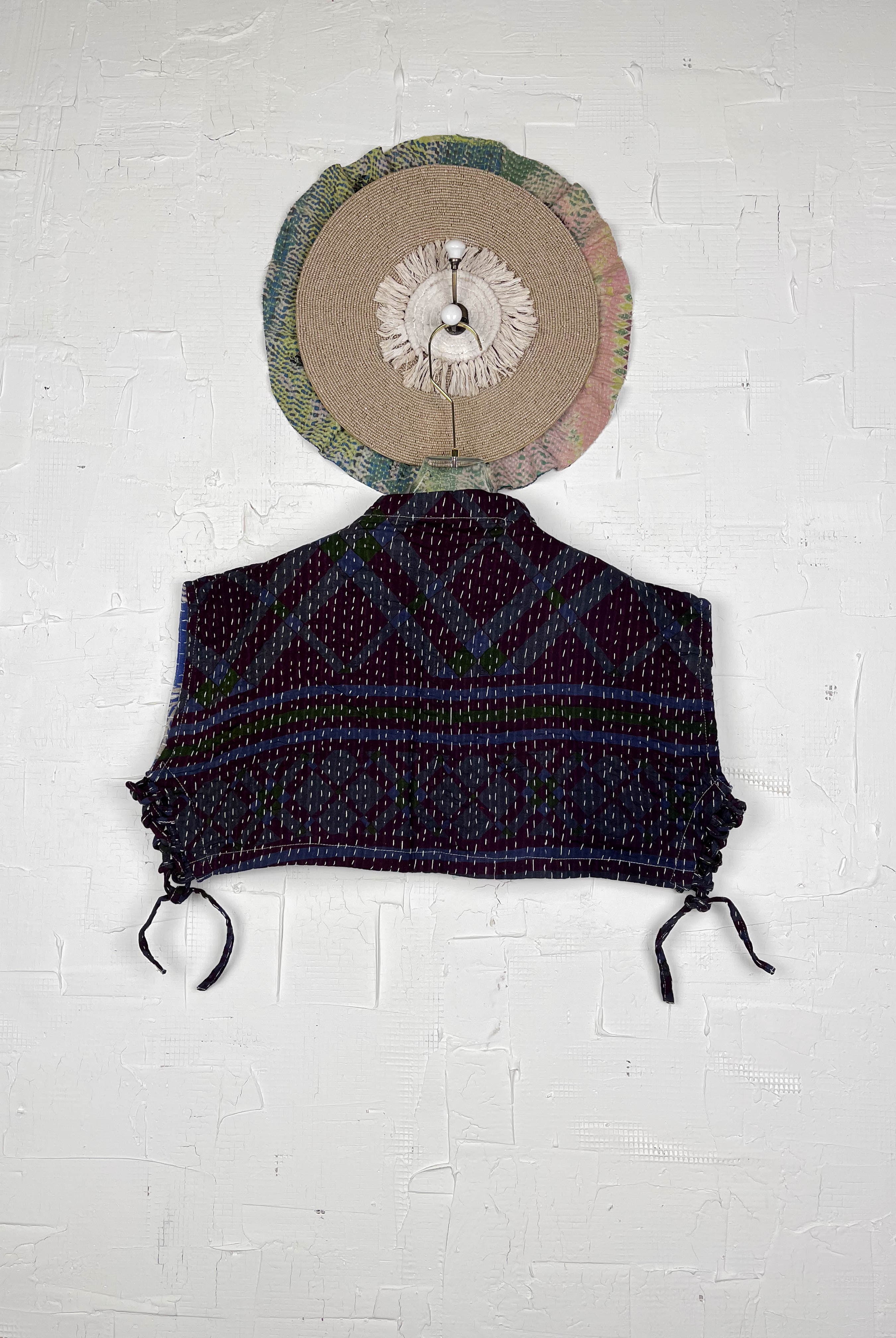 Dark Kantha Top - Love Protect Sustain