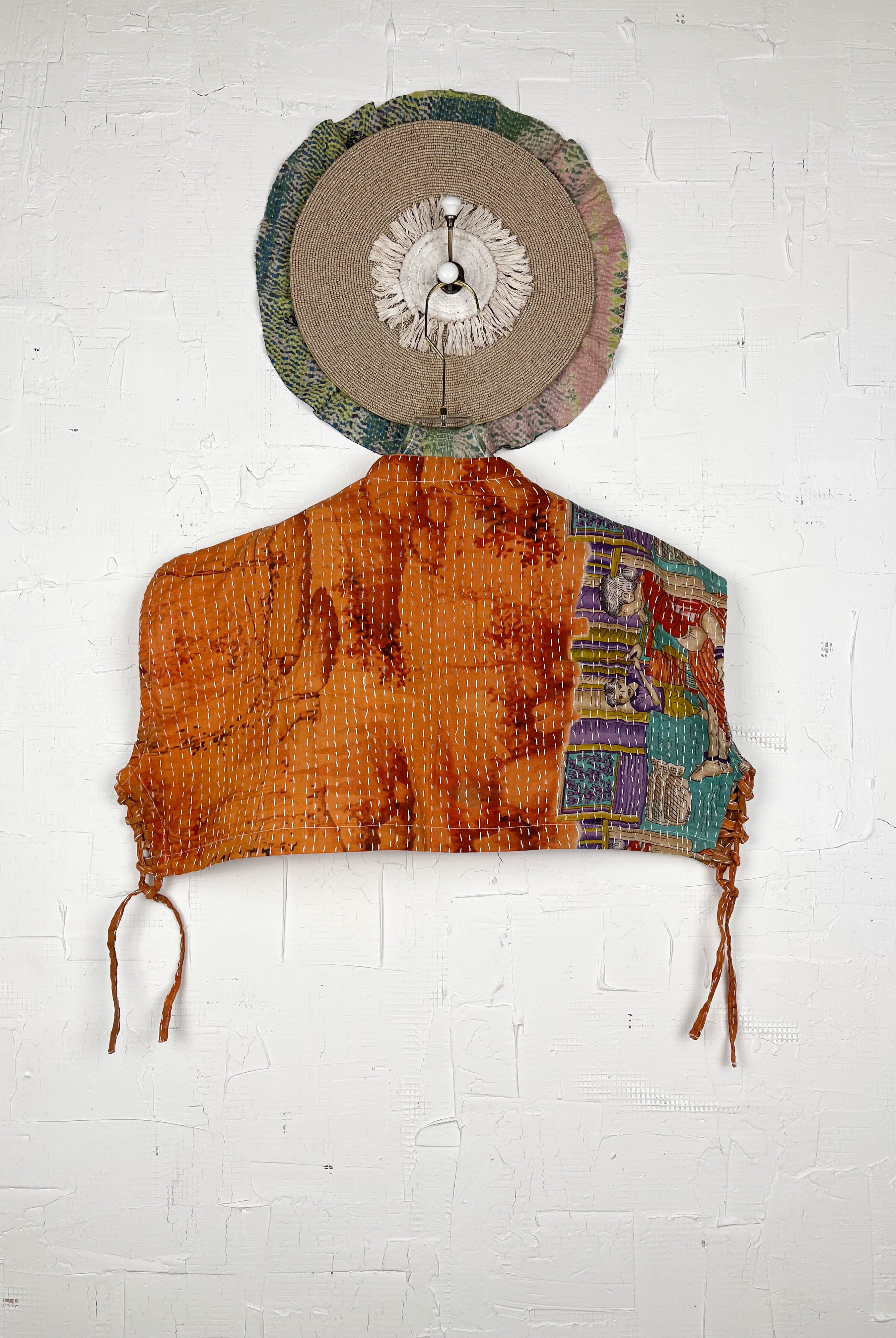 Embroidered crop top - Love Protect Sustain