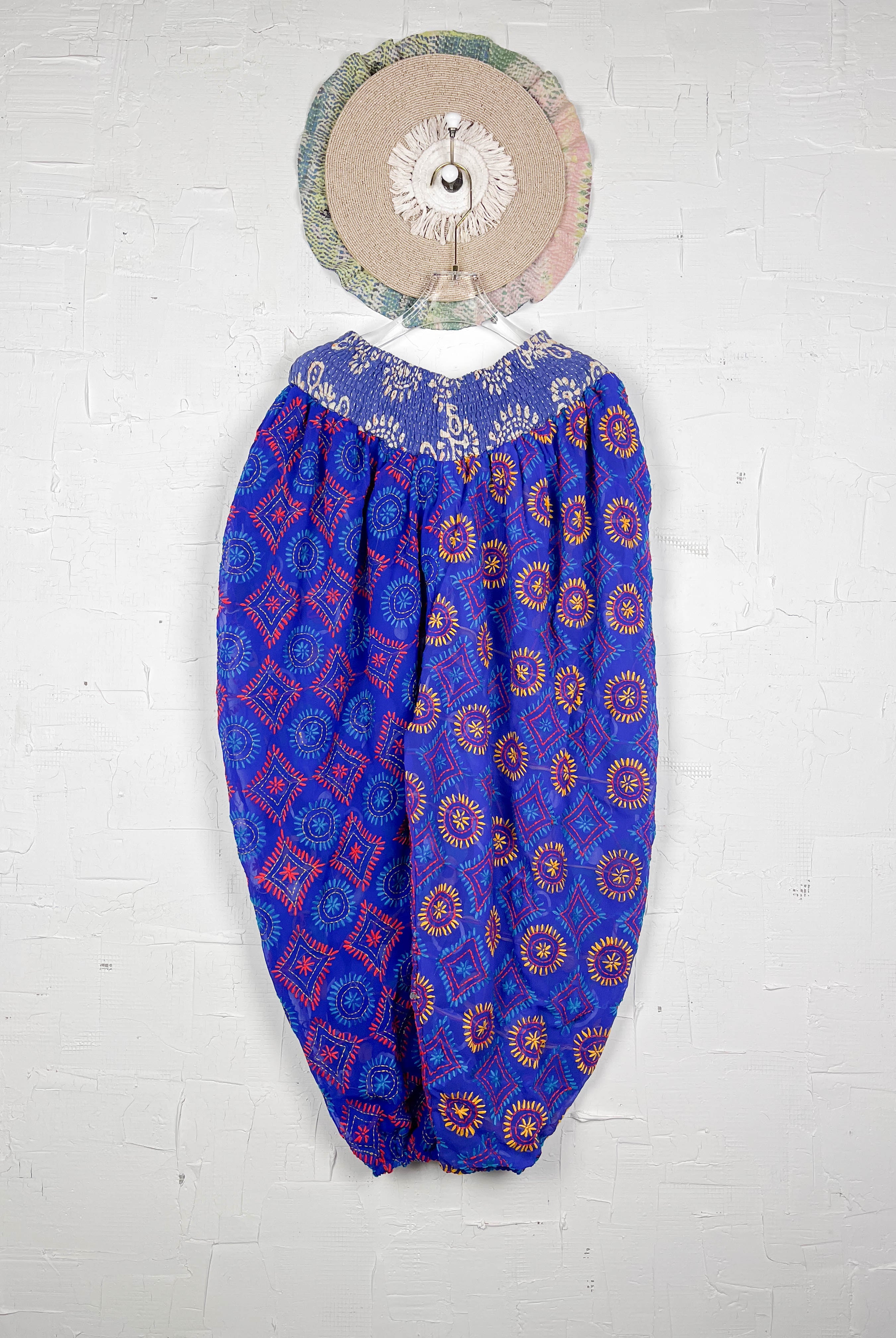 Embroidered design pants- Love Protect Sustain