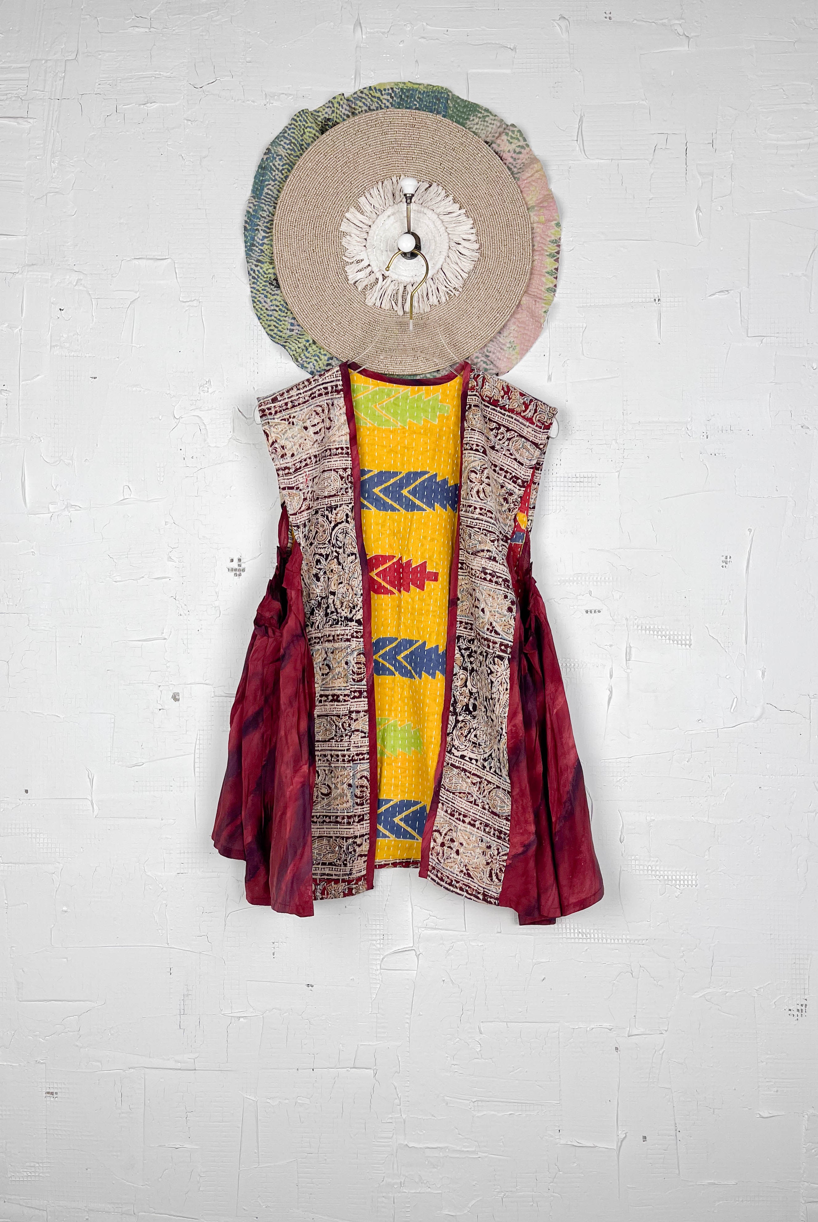 Embroidered silk top - Love Protect Sustain