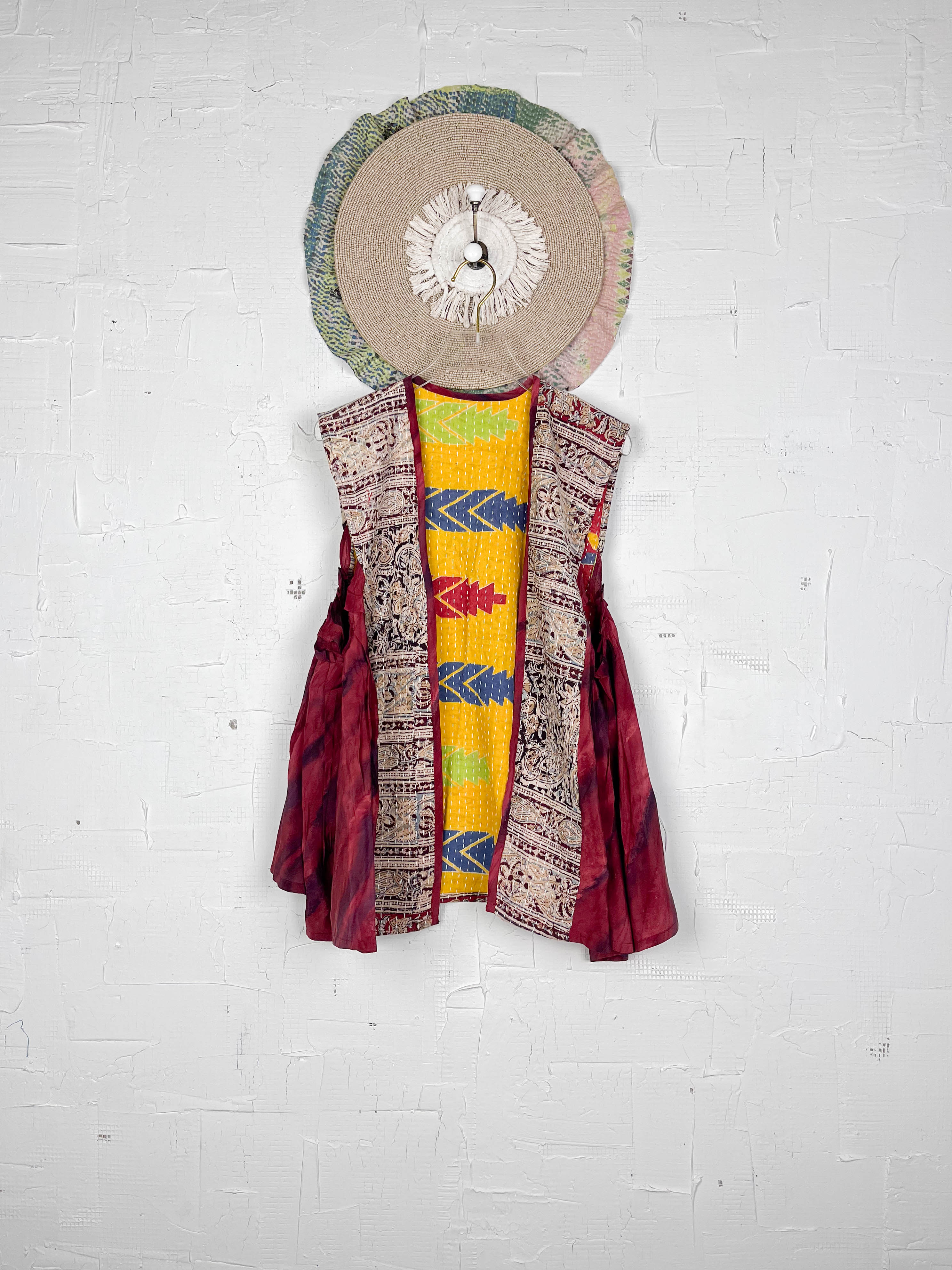 Embroidered silk top - Love Protect Sustain