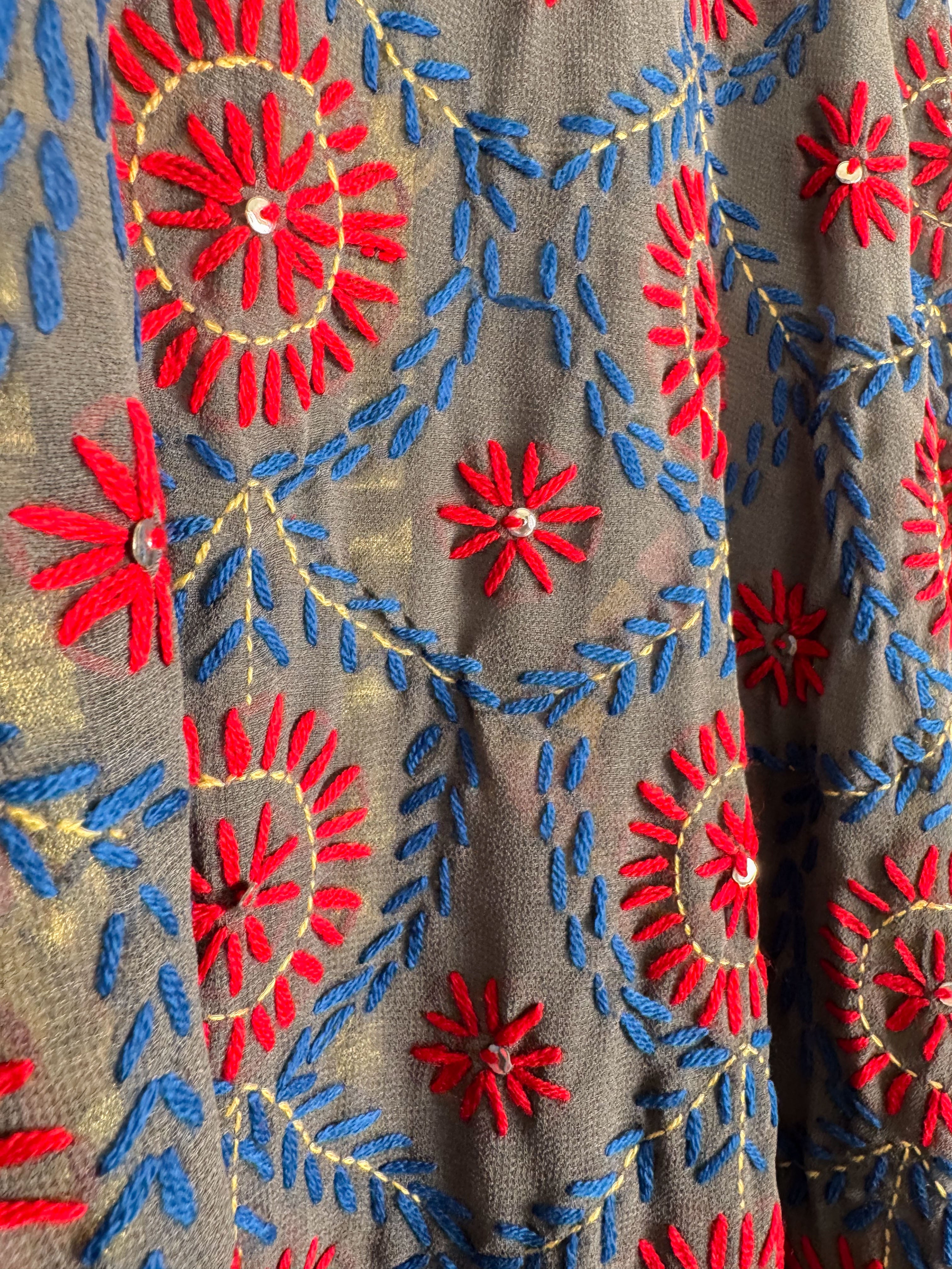 Embroidery Robe - Love Protect Sustain