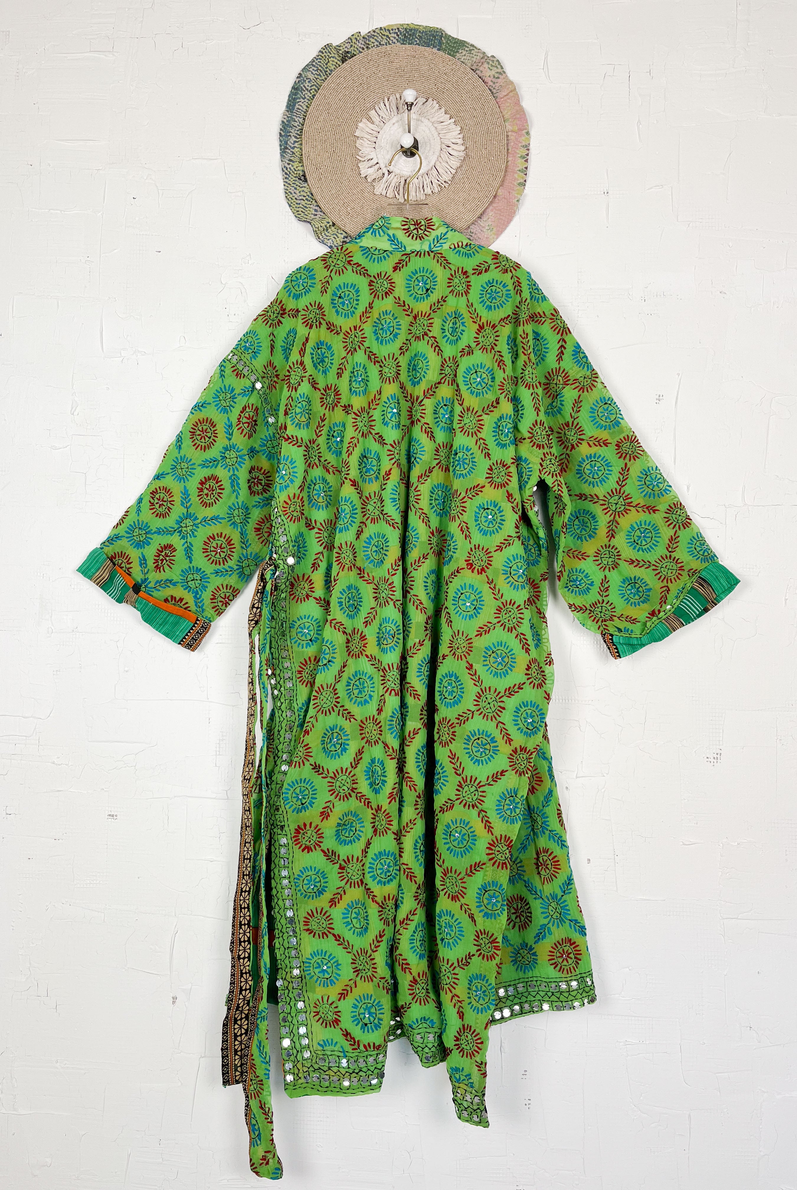 Embroidery Robe - Love Protect Sustain