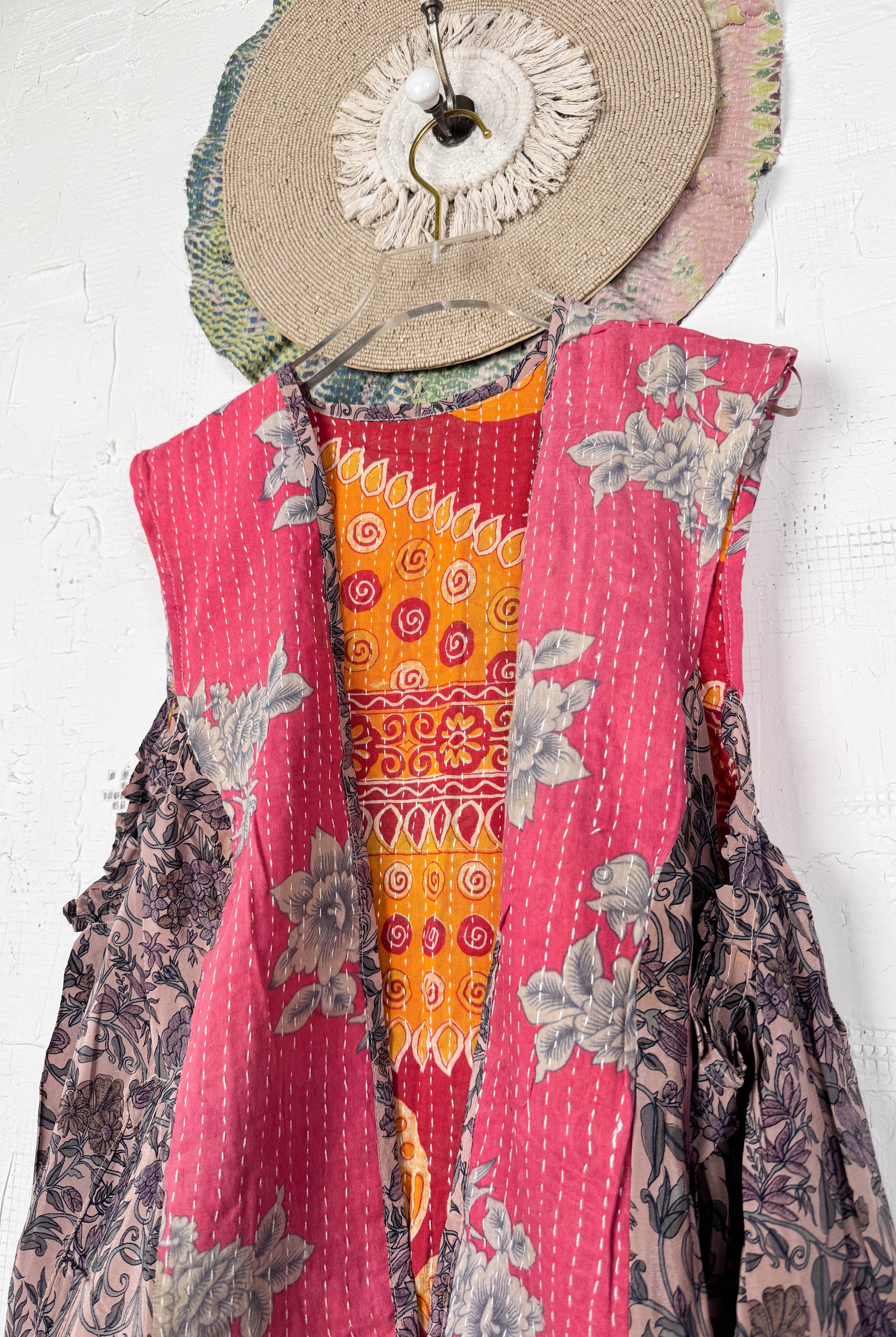 Ethically made kantha top - Love Protect Sustain