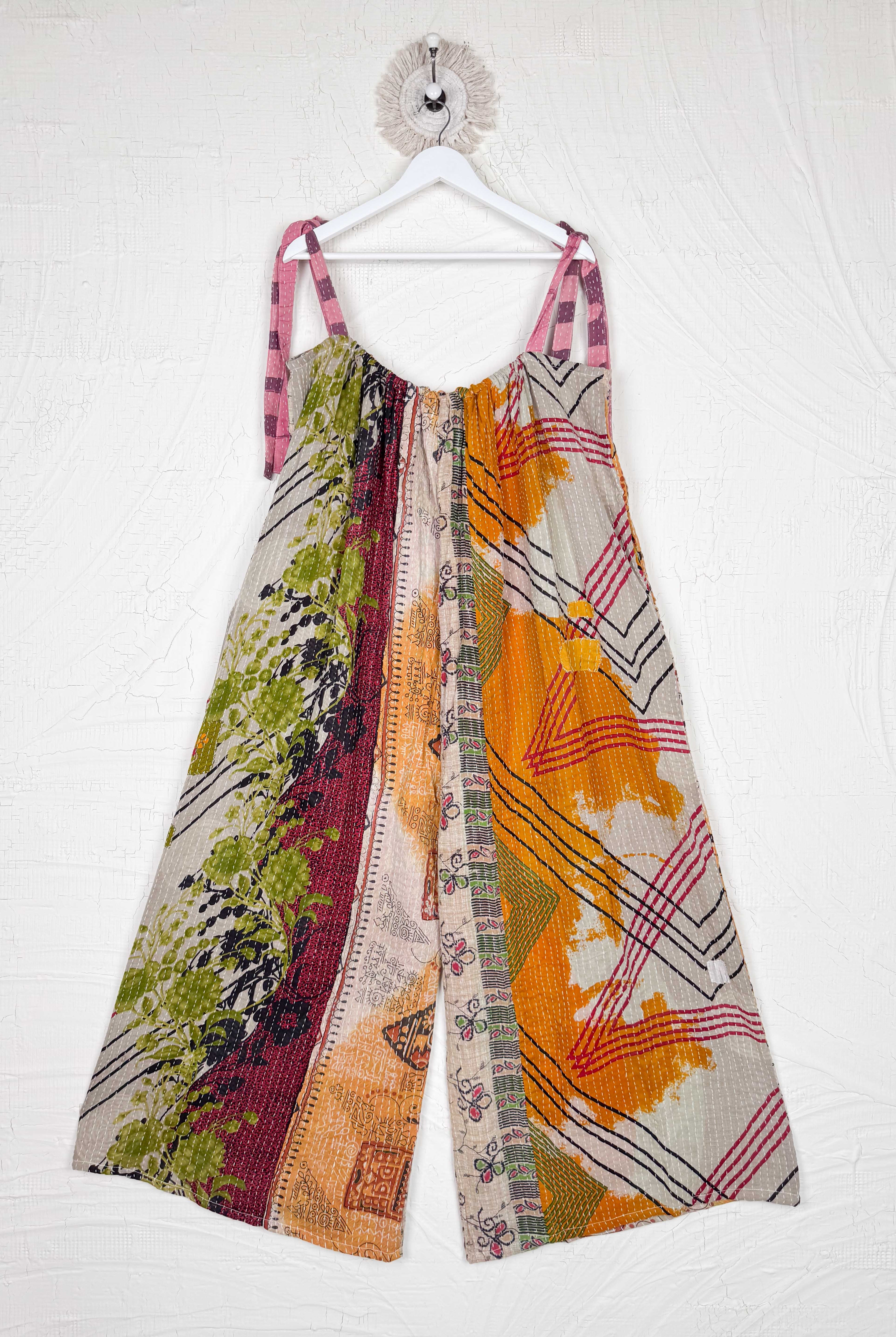 Ethnic Kantha jumpsuit - Love Protect Sustain