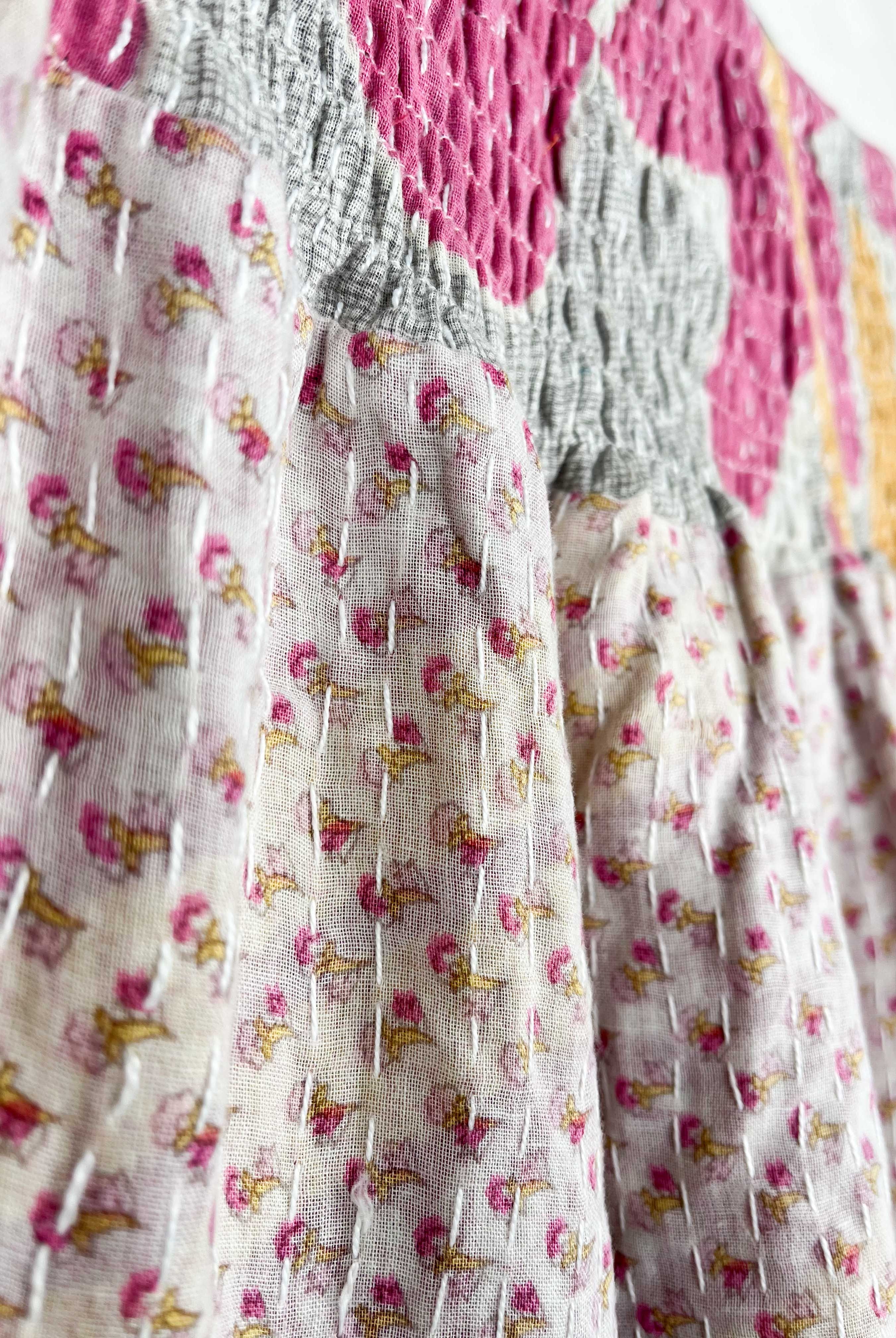 Ethnic print maxi skirt - Love Protect Sustain