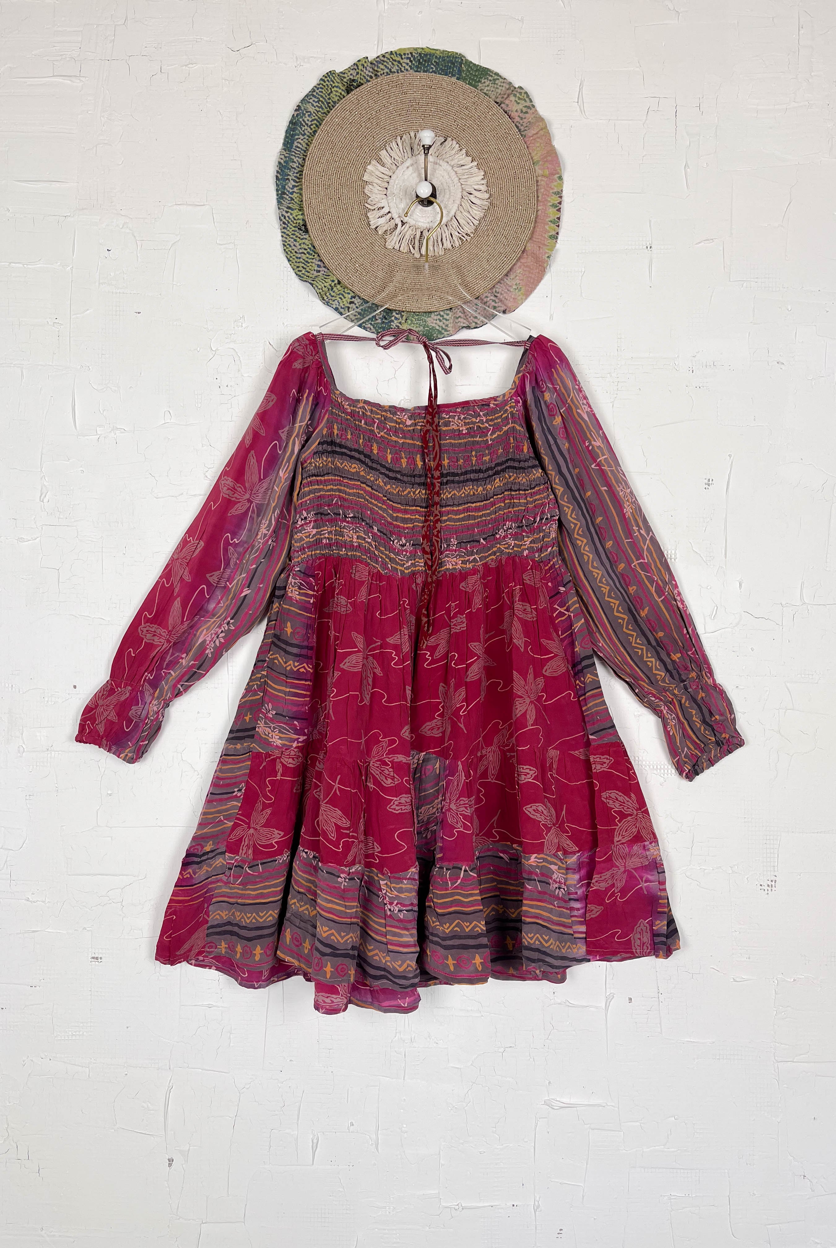 Evening Silk Dress - Love Protect Sustain