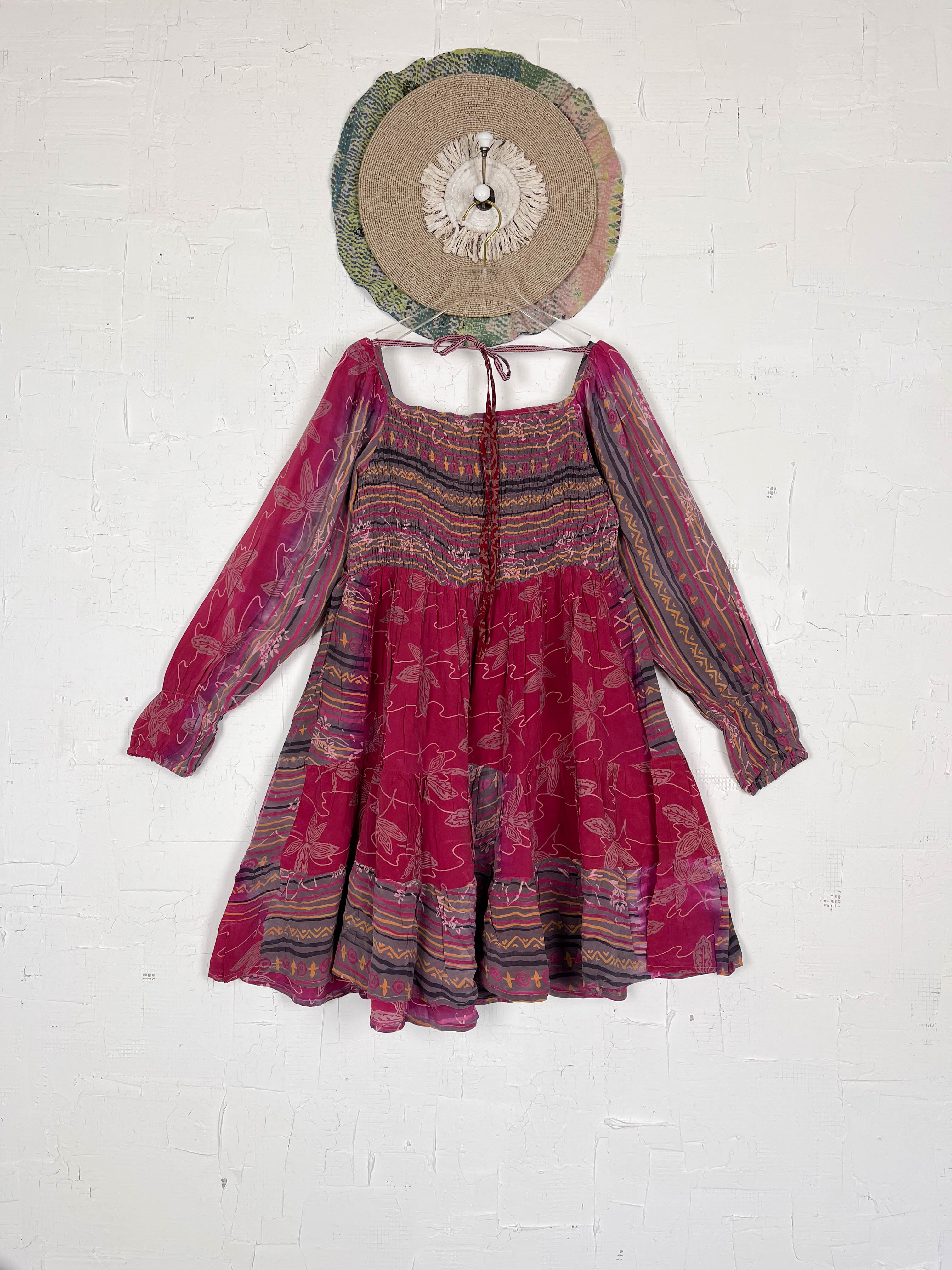 Evening Silk Dress - Love Protect Sustain