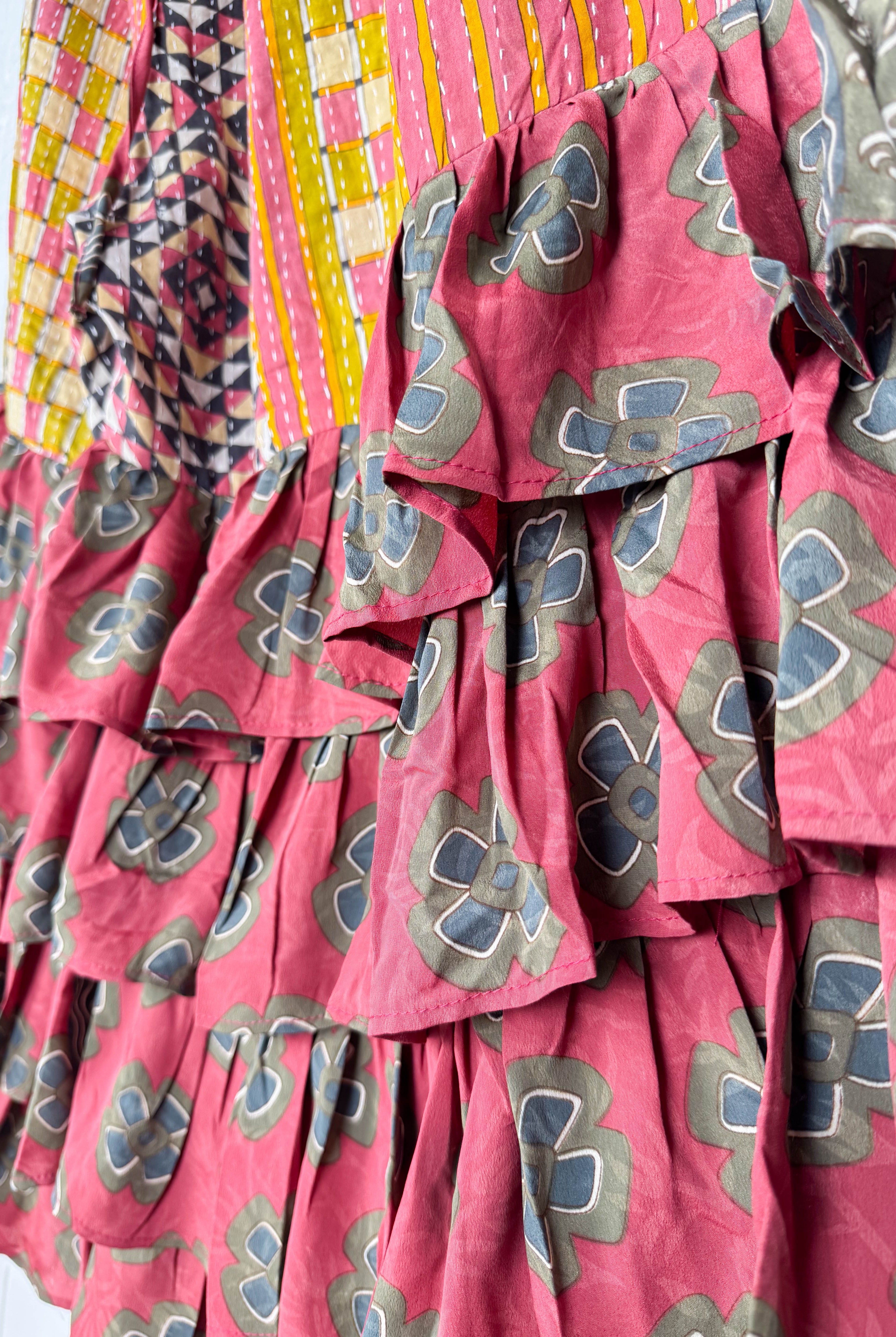 Everyday kantha frill pants - Love Protect Sustain