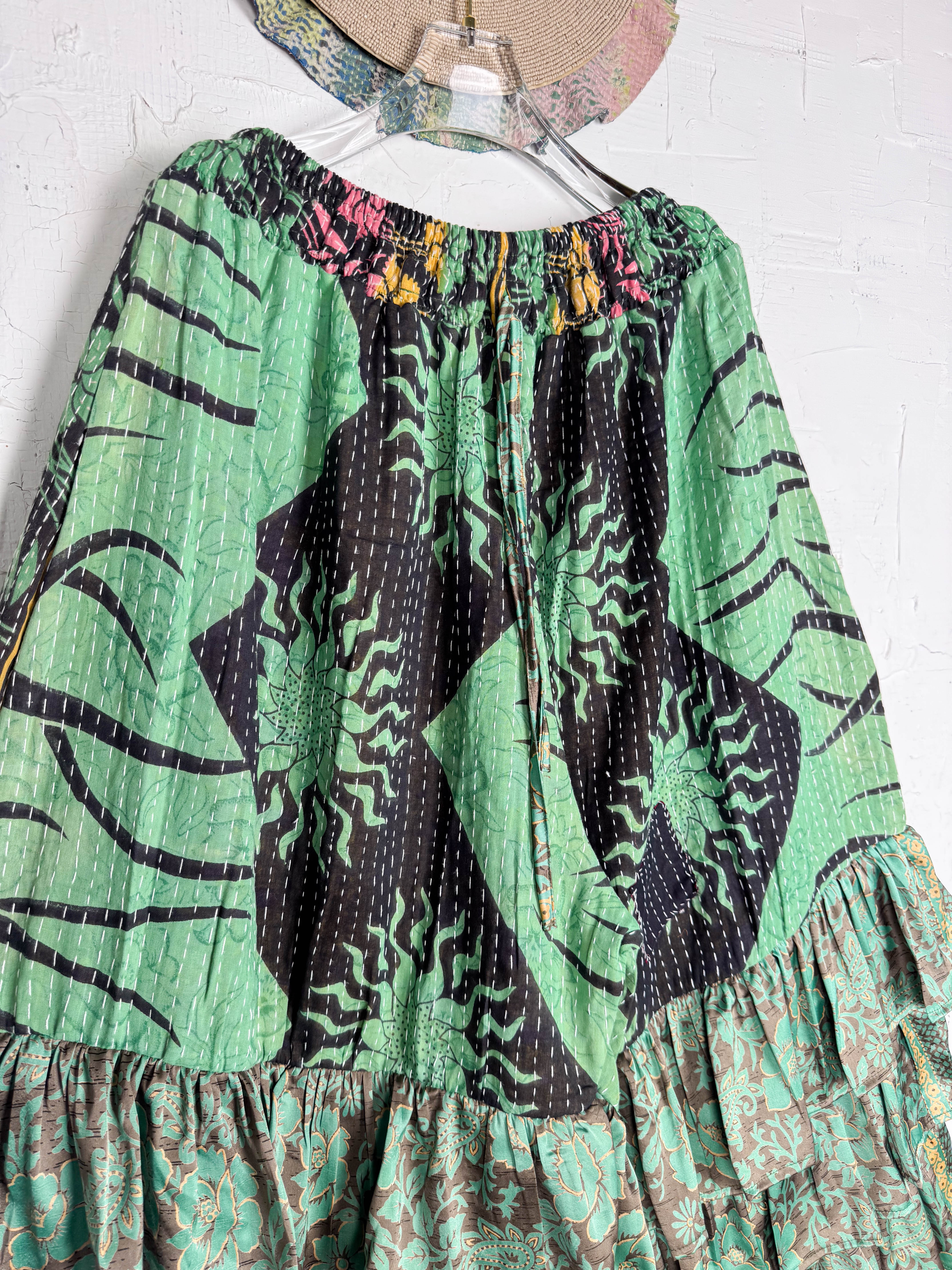 Everyday kantha frill pants - Love Protect Sustain