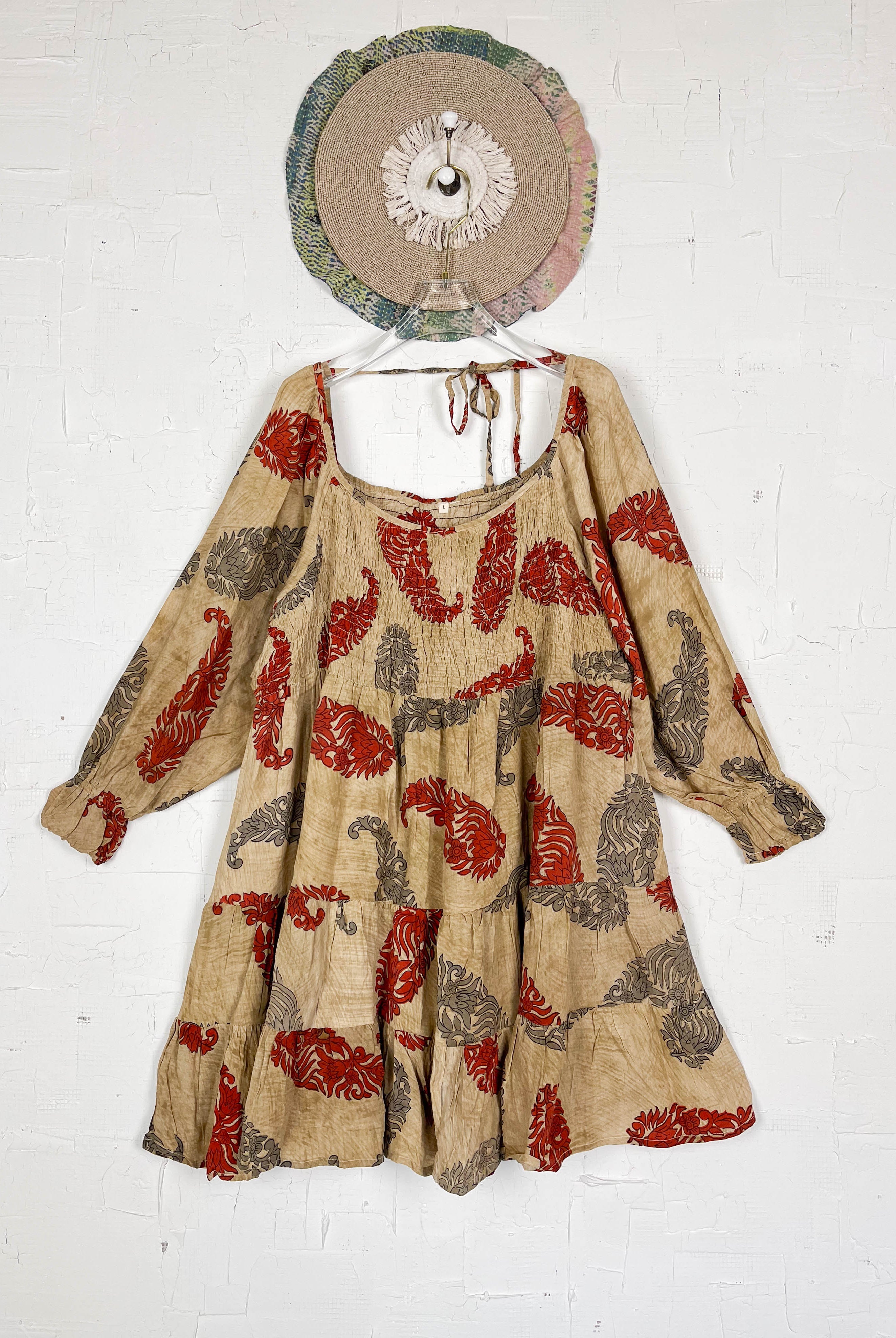 Festival silk dress - Love Protect Sustain