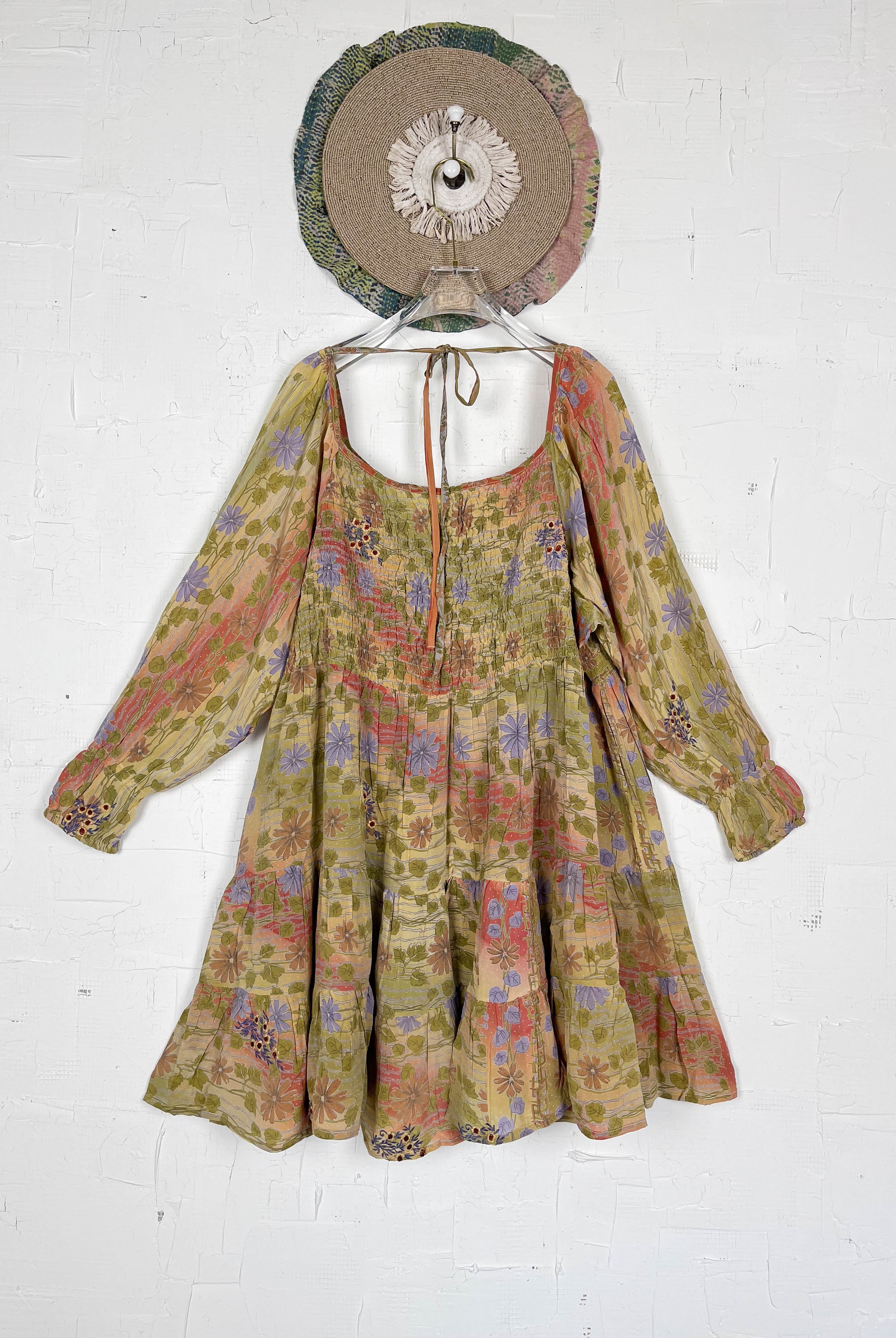 Festival silk dress - Love Protect Sustain