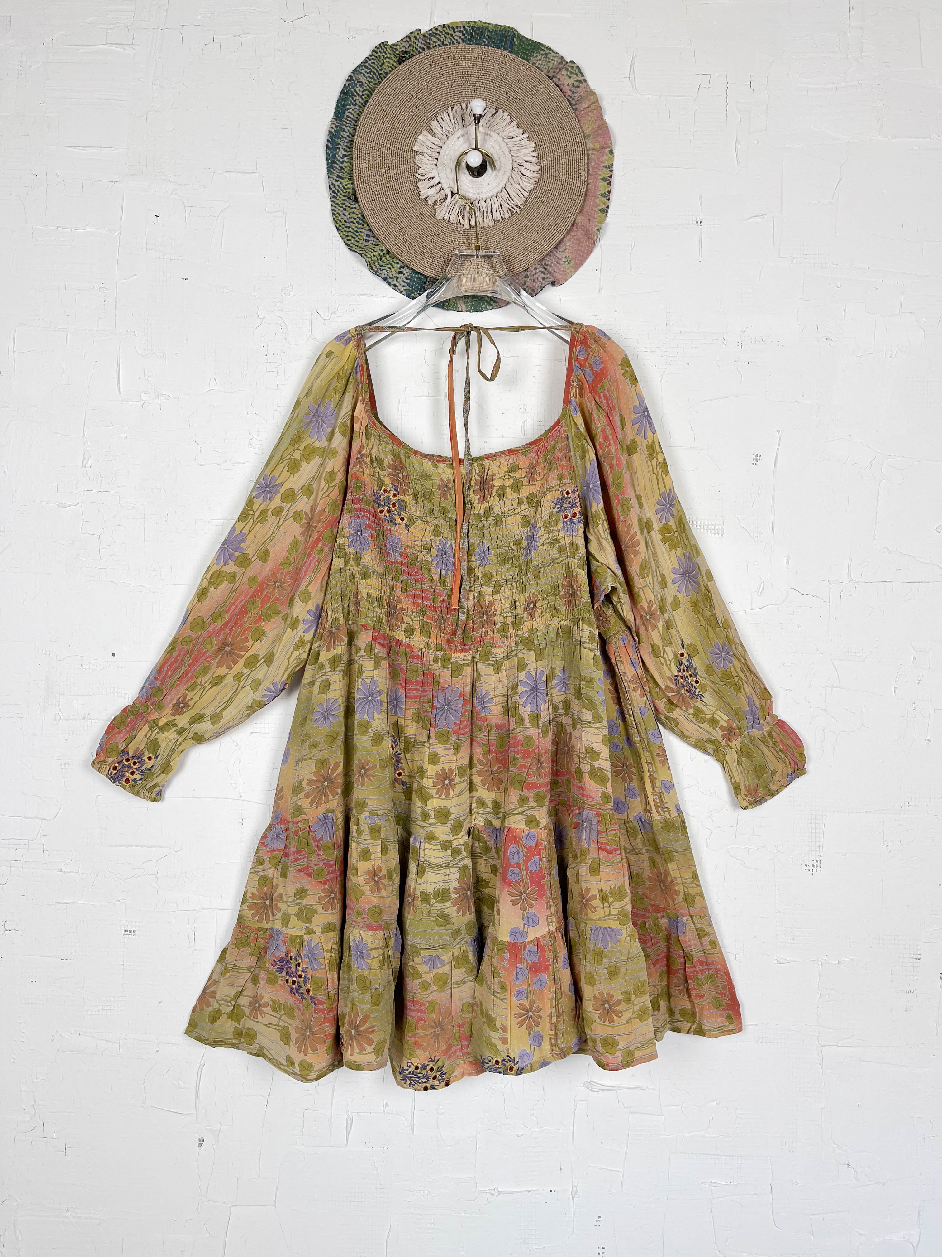 Festival silk dress - Love Protect Sustain