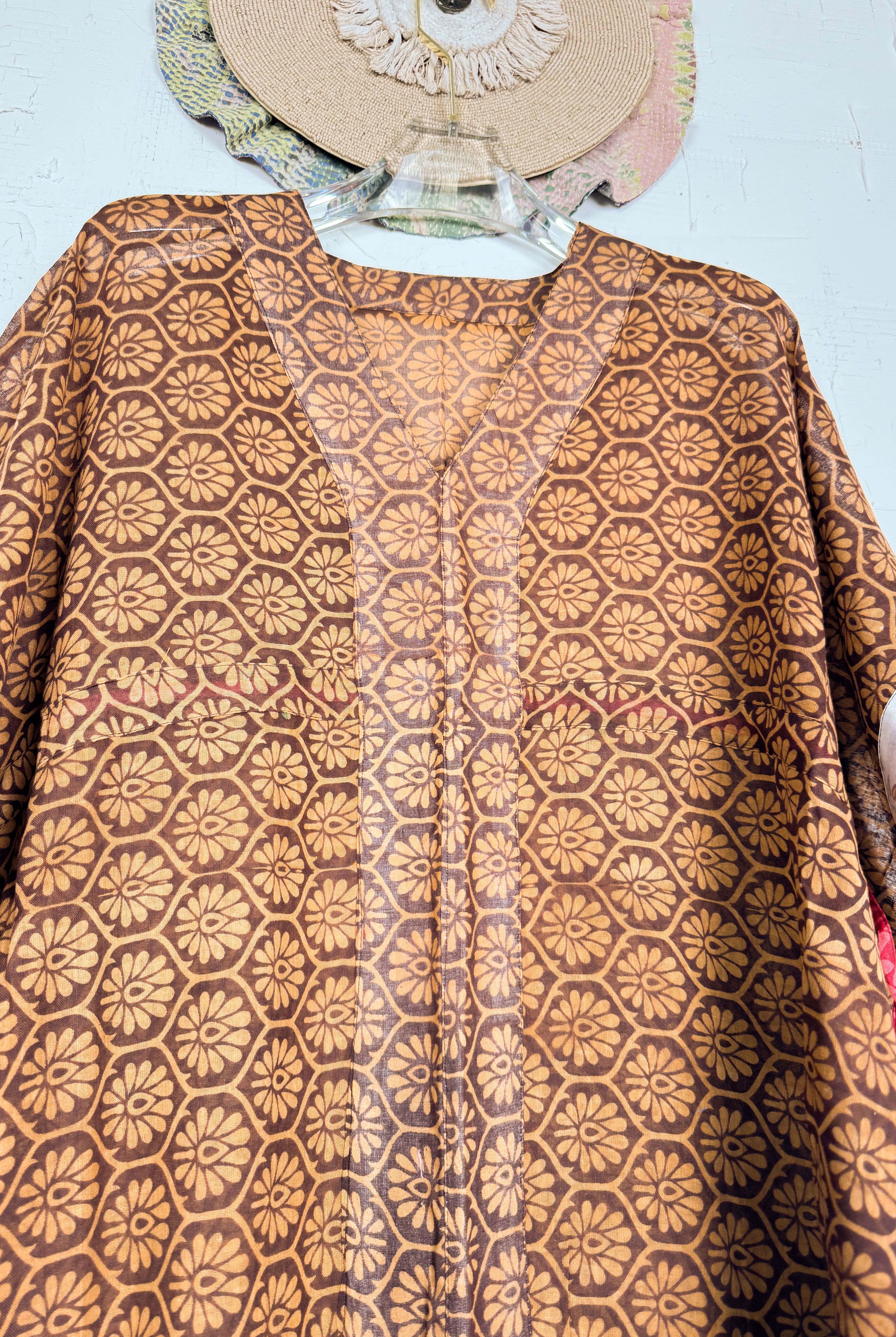 Floral Cotton Kaftan - Love Protect Sustain