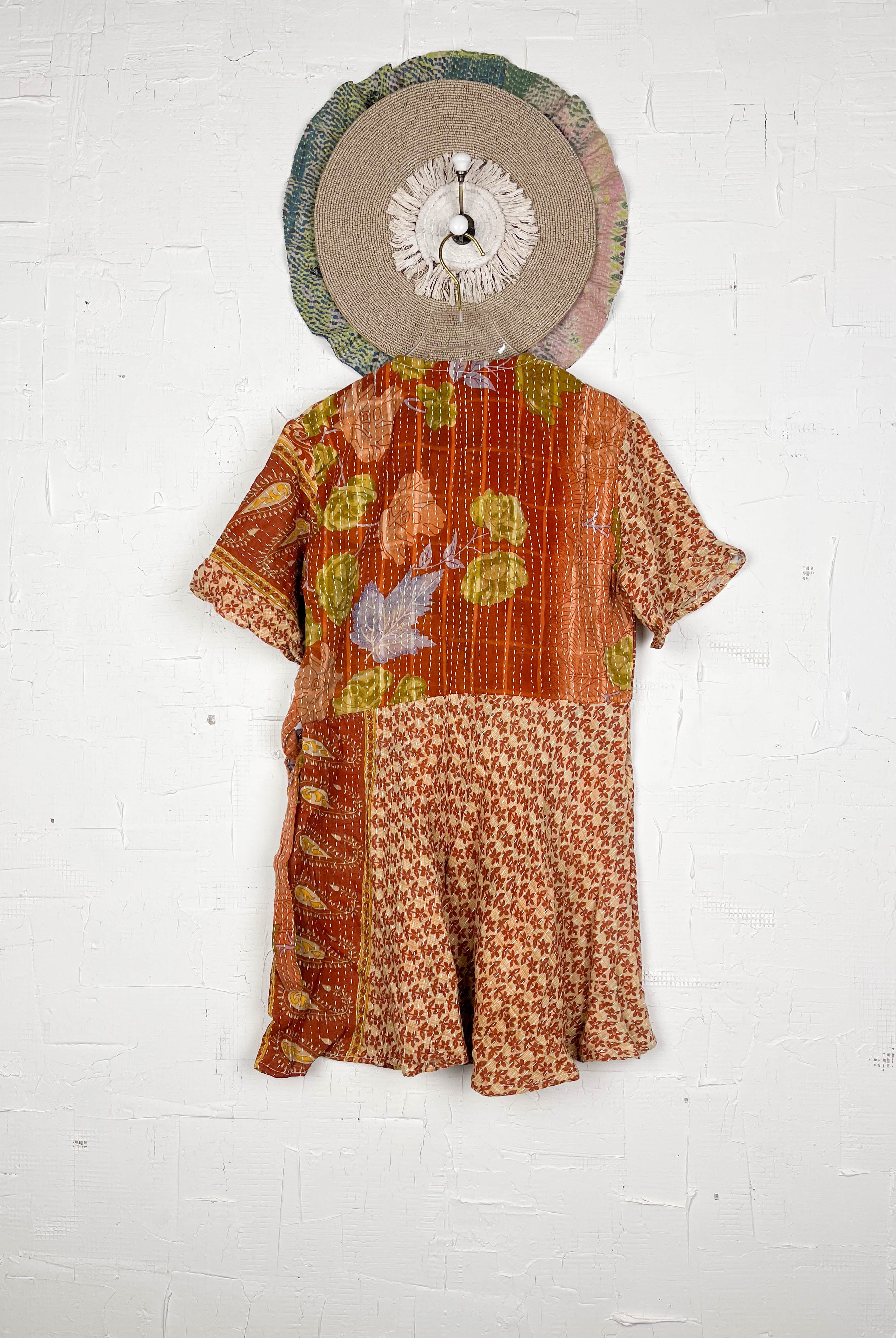 Floral Kantha Dress - Love Protect Sustain