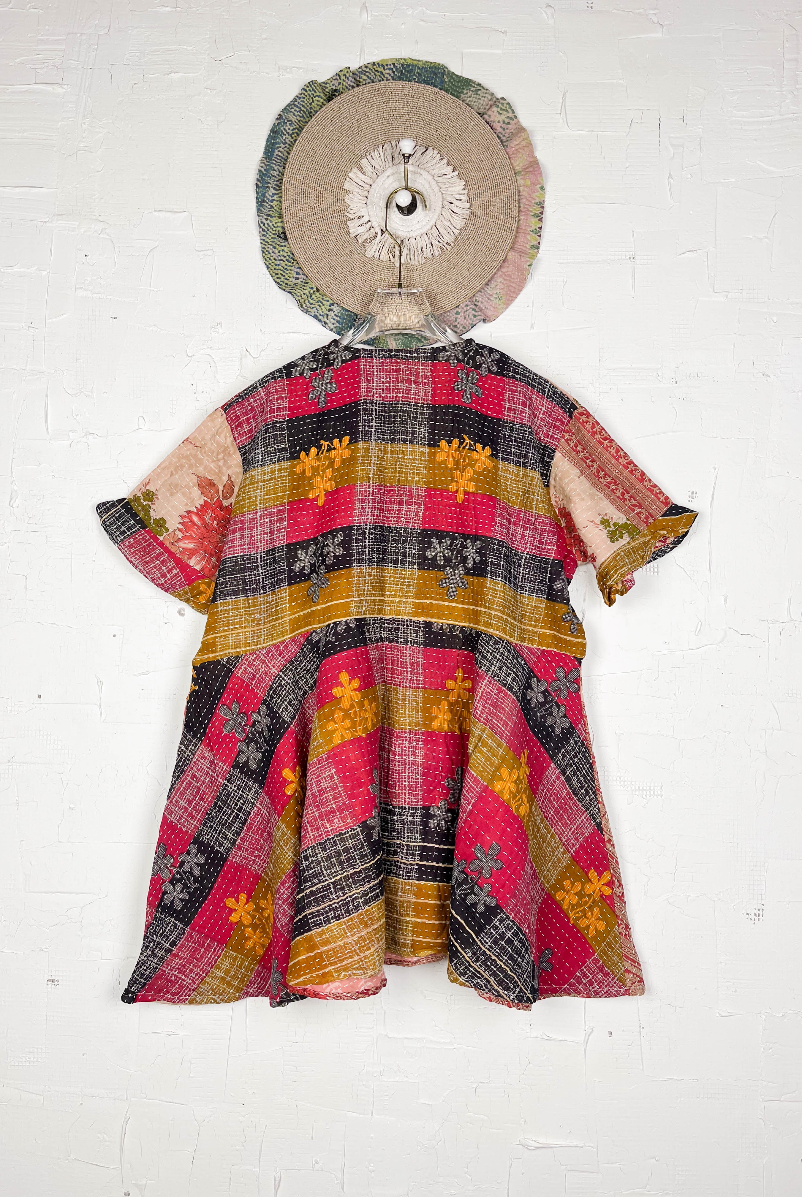 Floral Kantha Dress - Love Protect Sustain