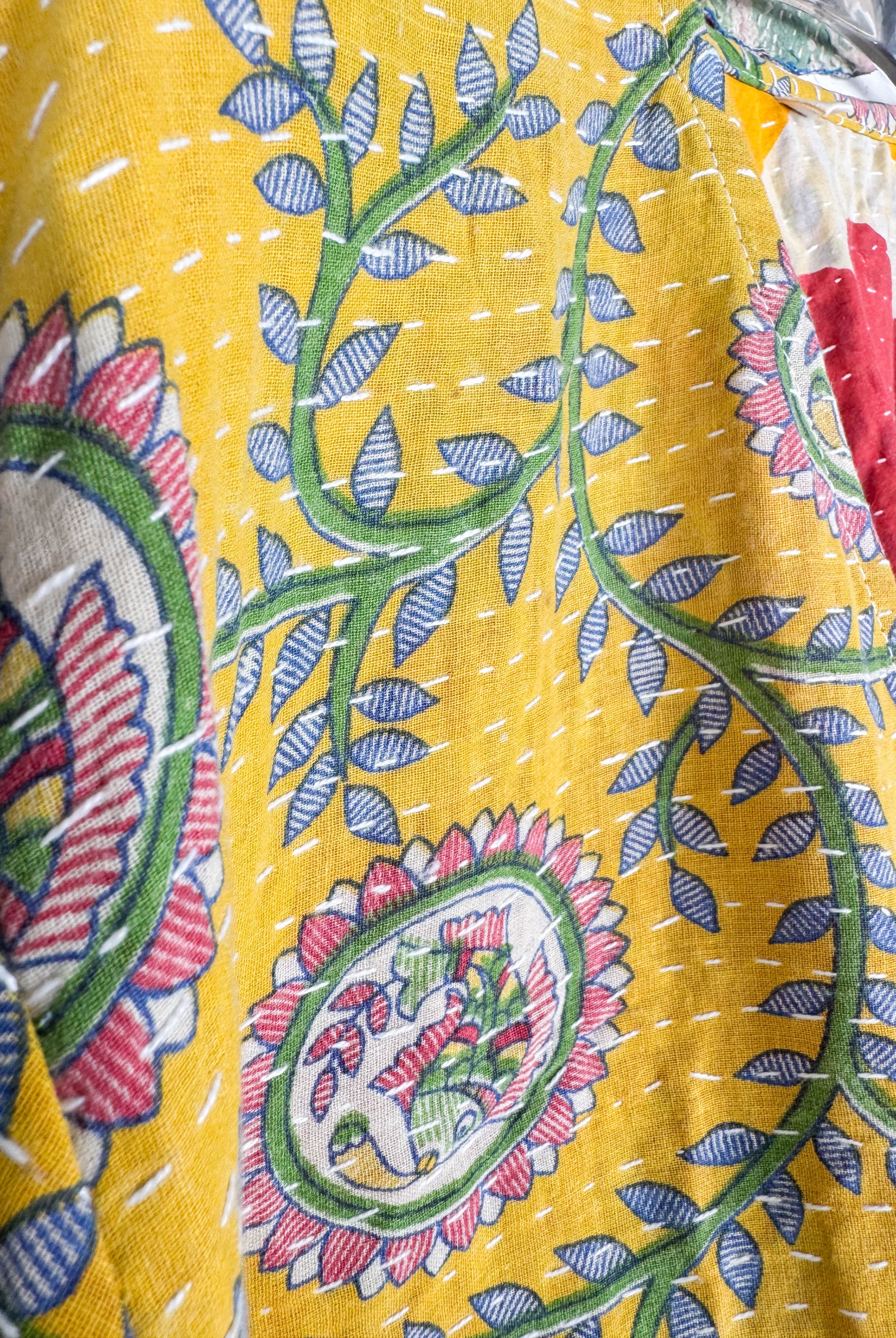 Floral Kantha Dress - Love Protect Sustain