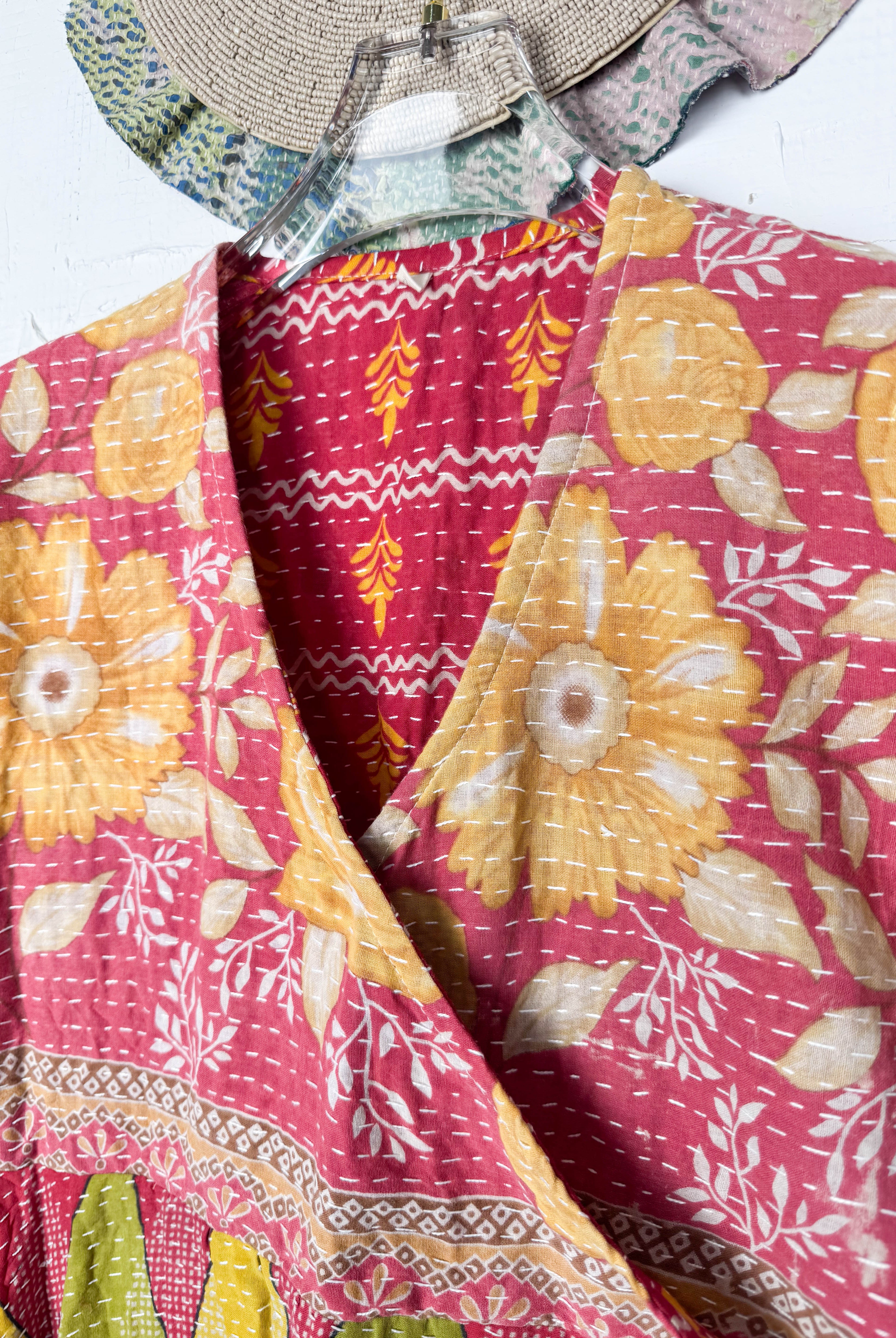 Floral Kantha Dress - Love Protect Sustain