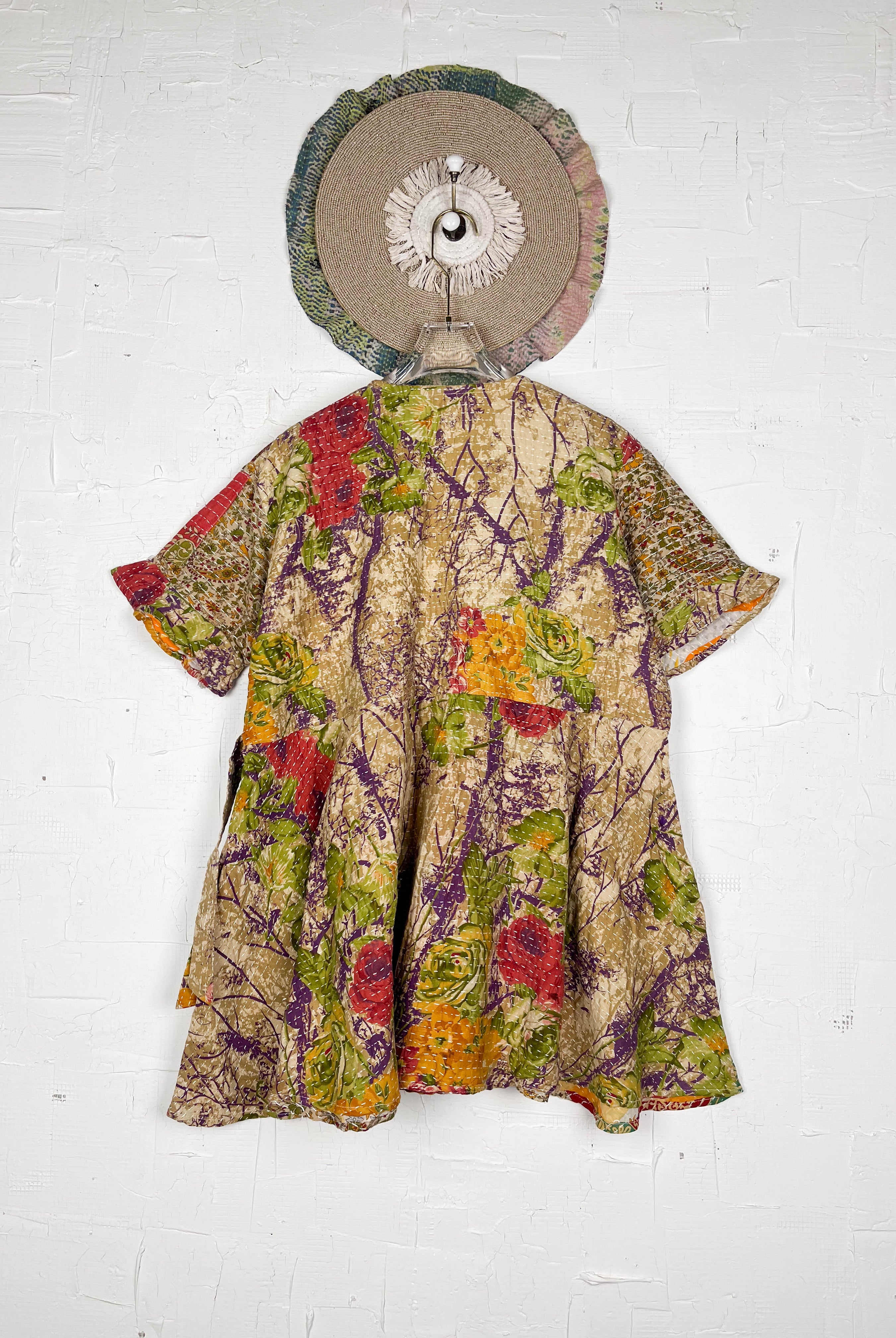 Floral Kantha Dress- Love Protect Sustain