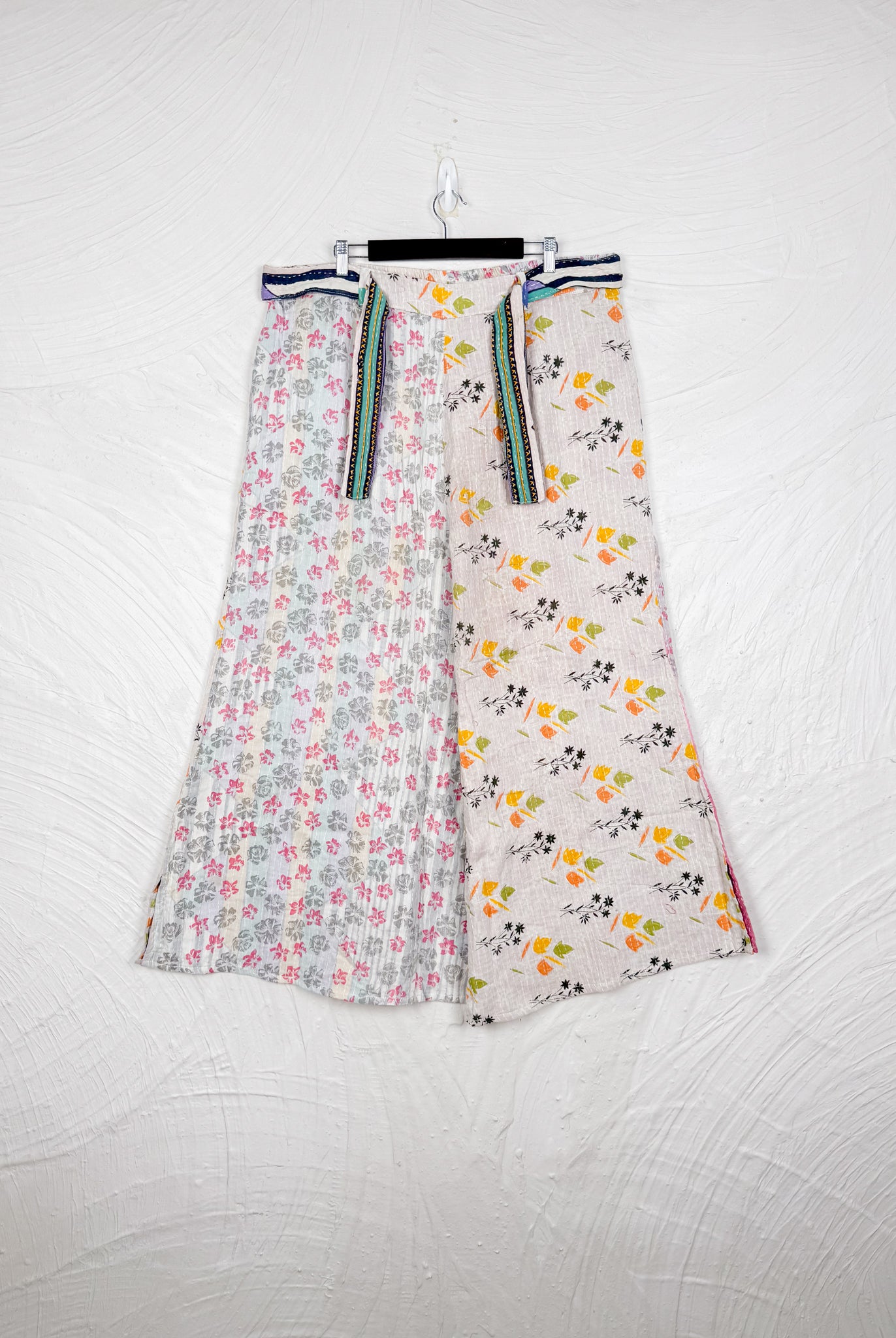 Floral Kantha Pants - Love Protect Sustain