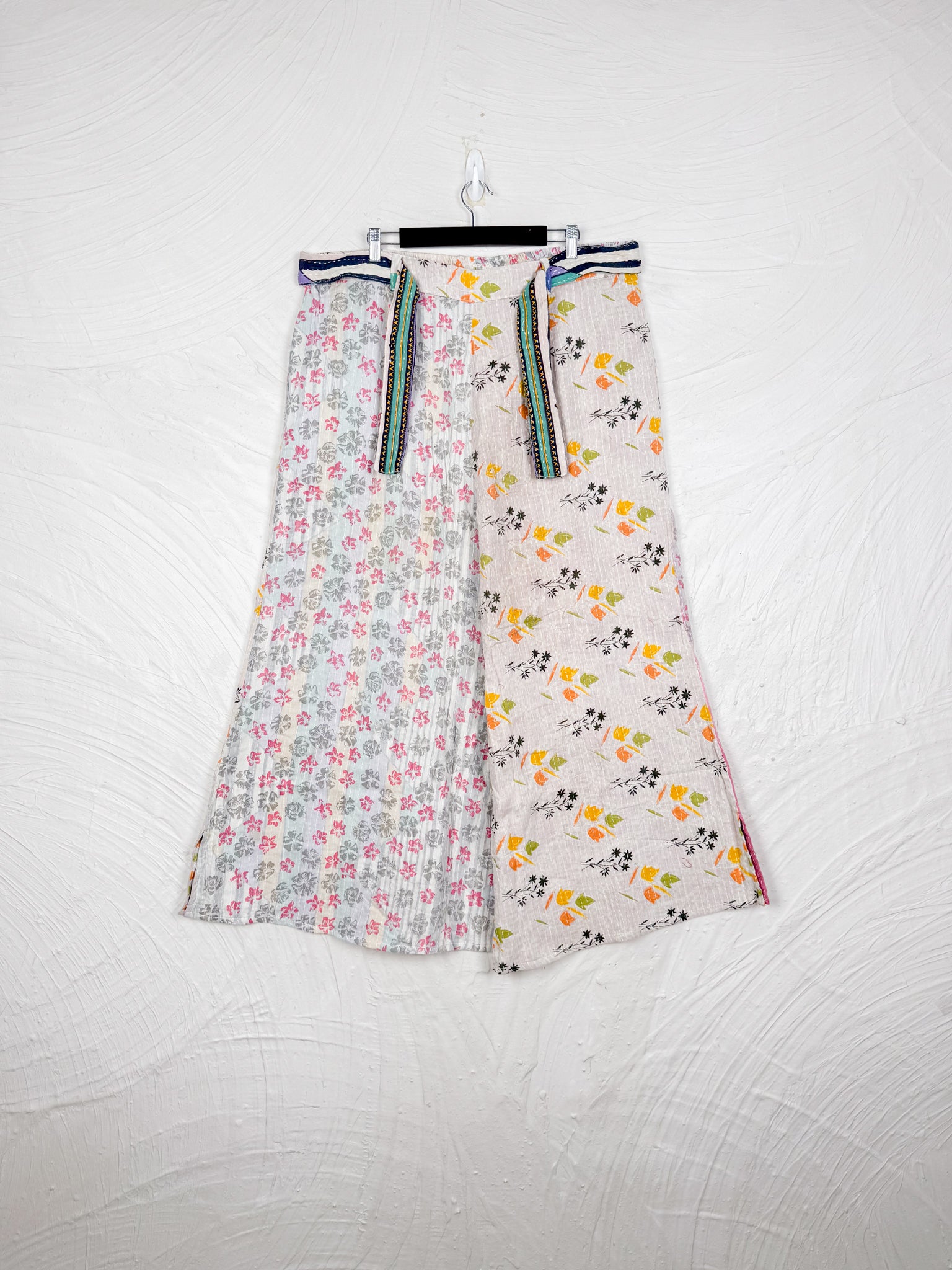 Floral Kantha Pants - Love Protect Sustain