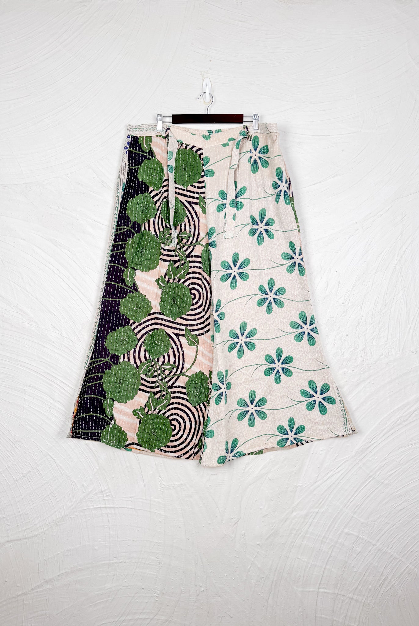 Floral Kantha Pants - Love Protect Sustain