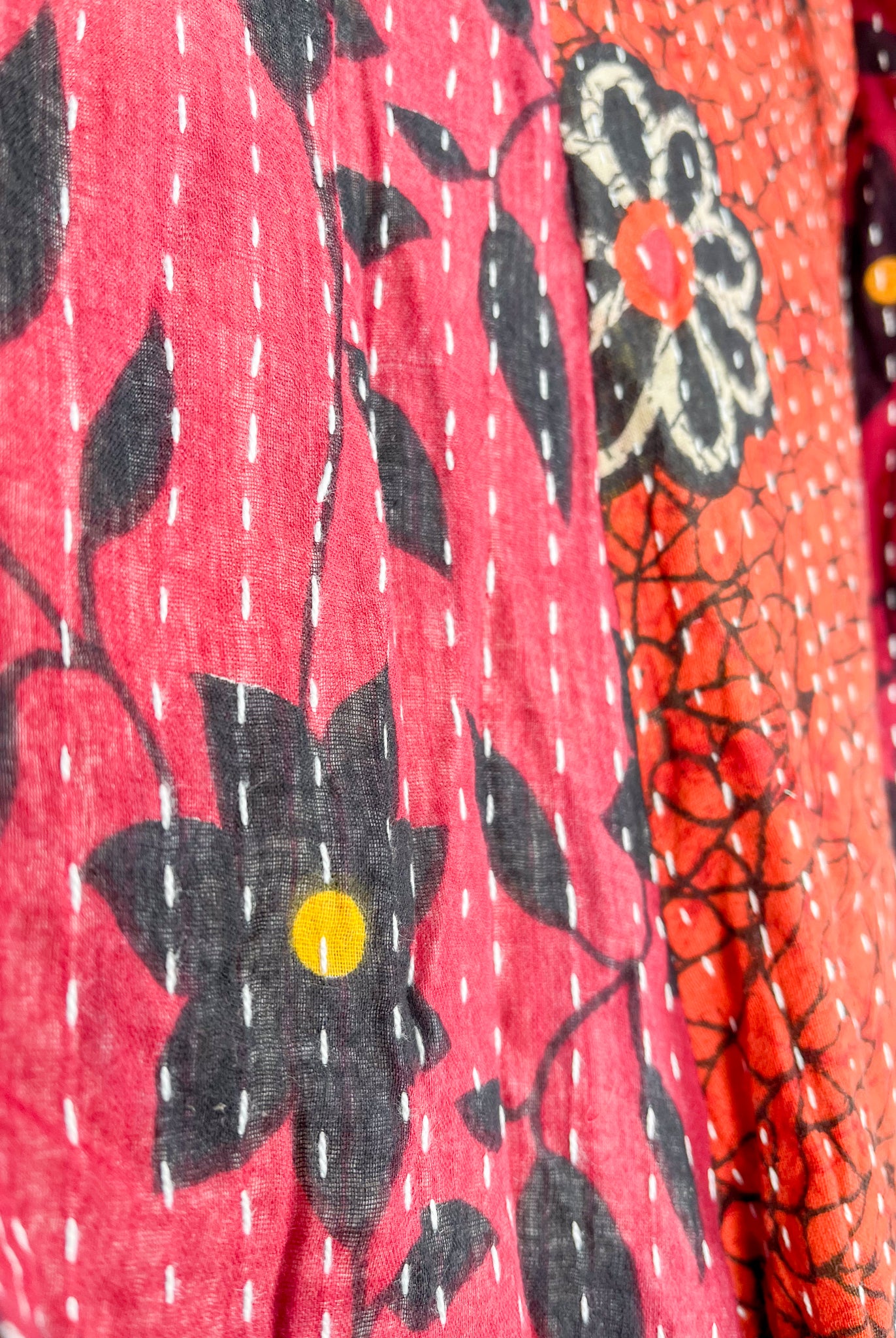 Floral Kantha Pants - Love Protect Sustain