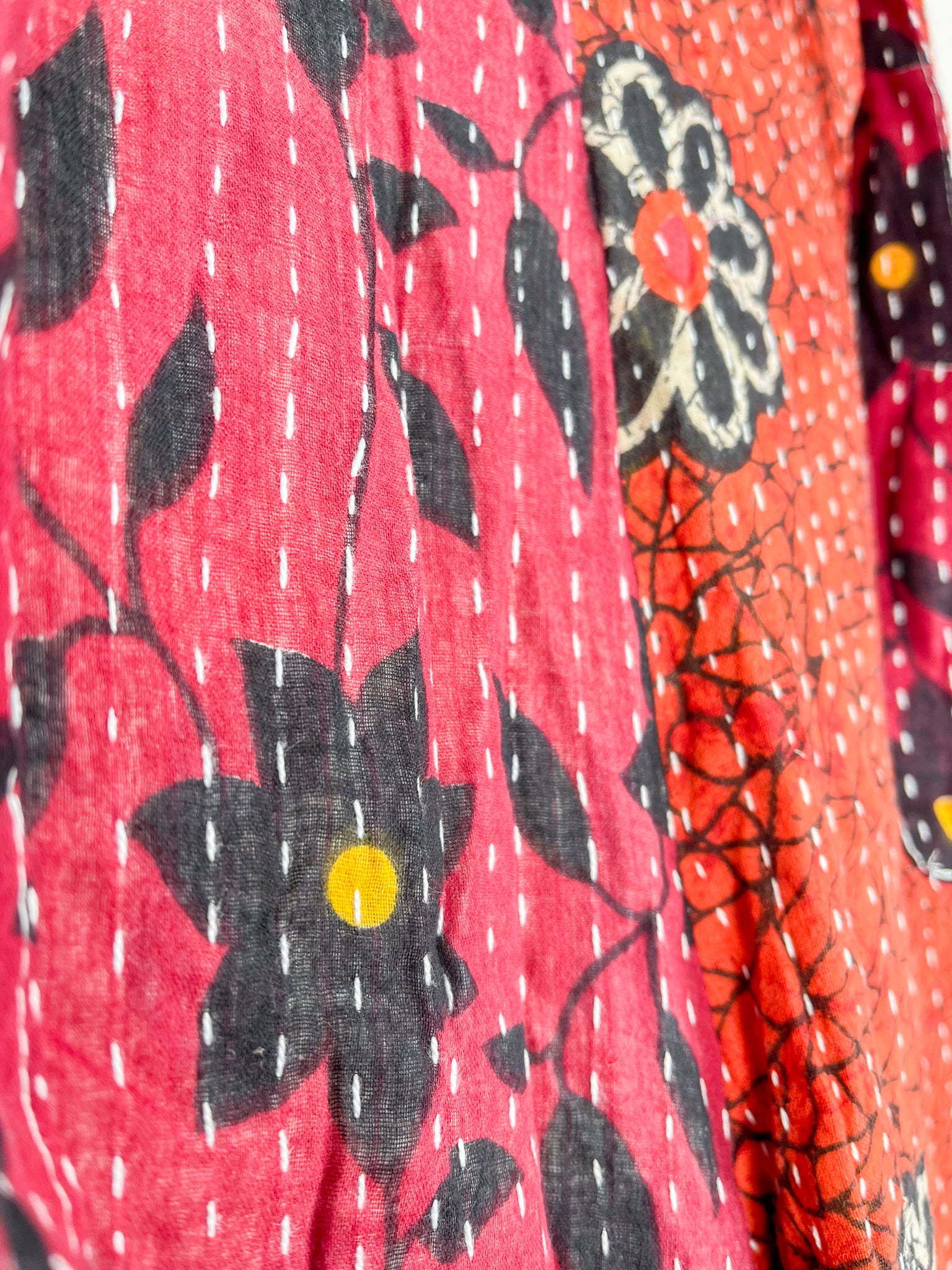 Floral Kantha Pants - Love Protect Sustain