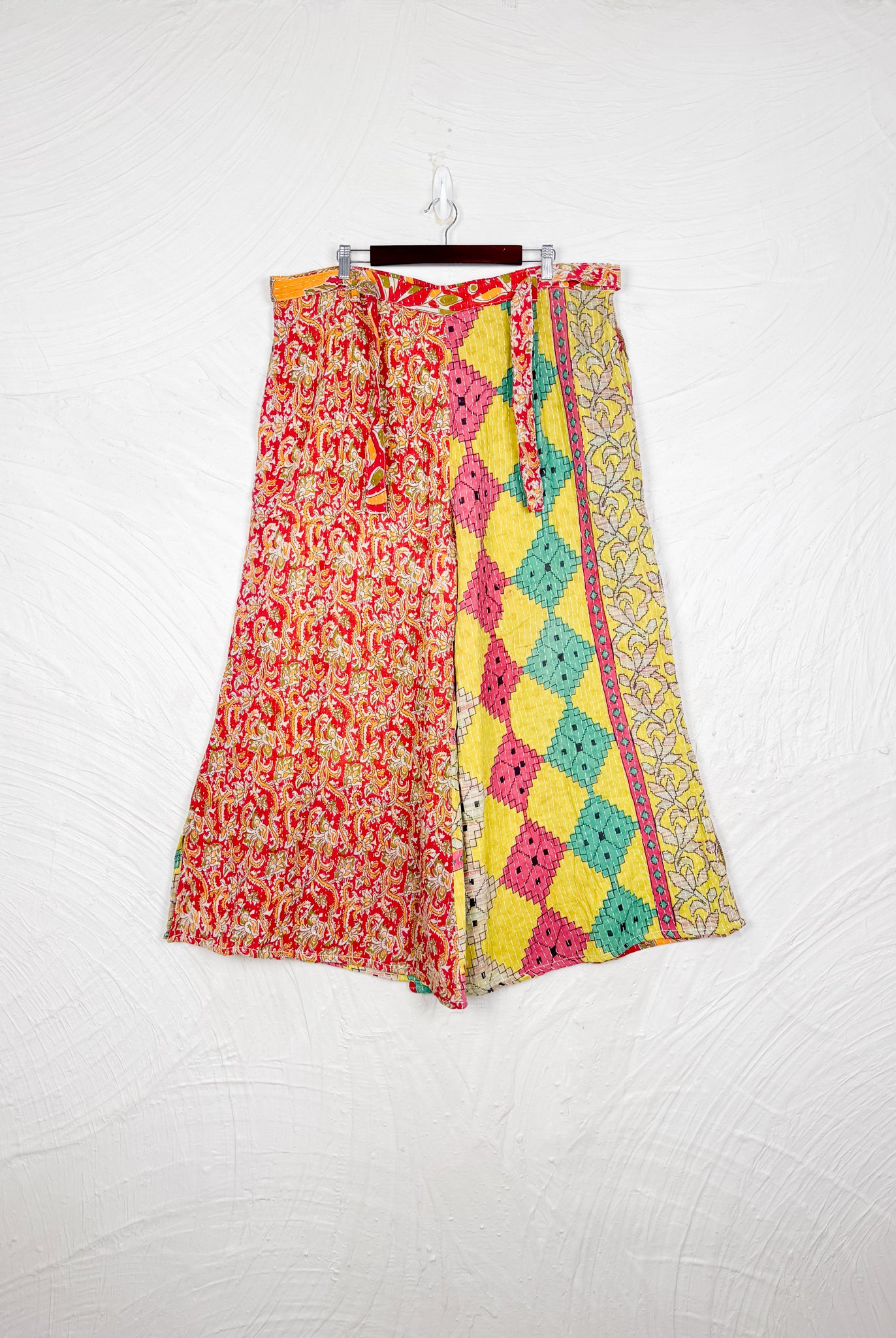 Floral Kantha Pants - Love Protect Sustain