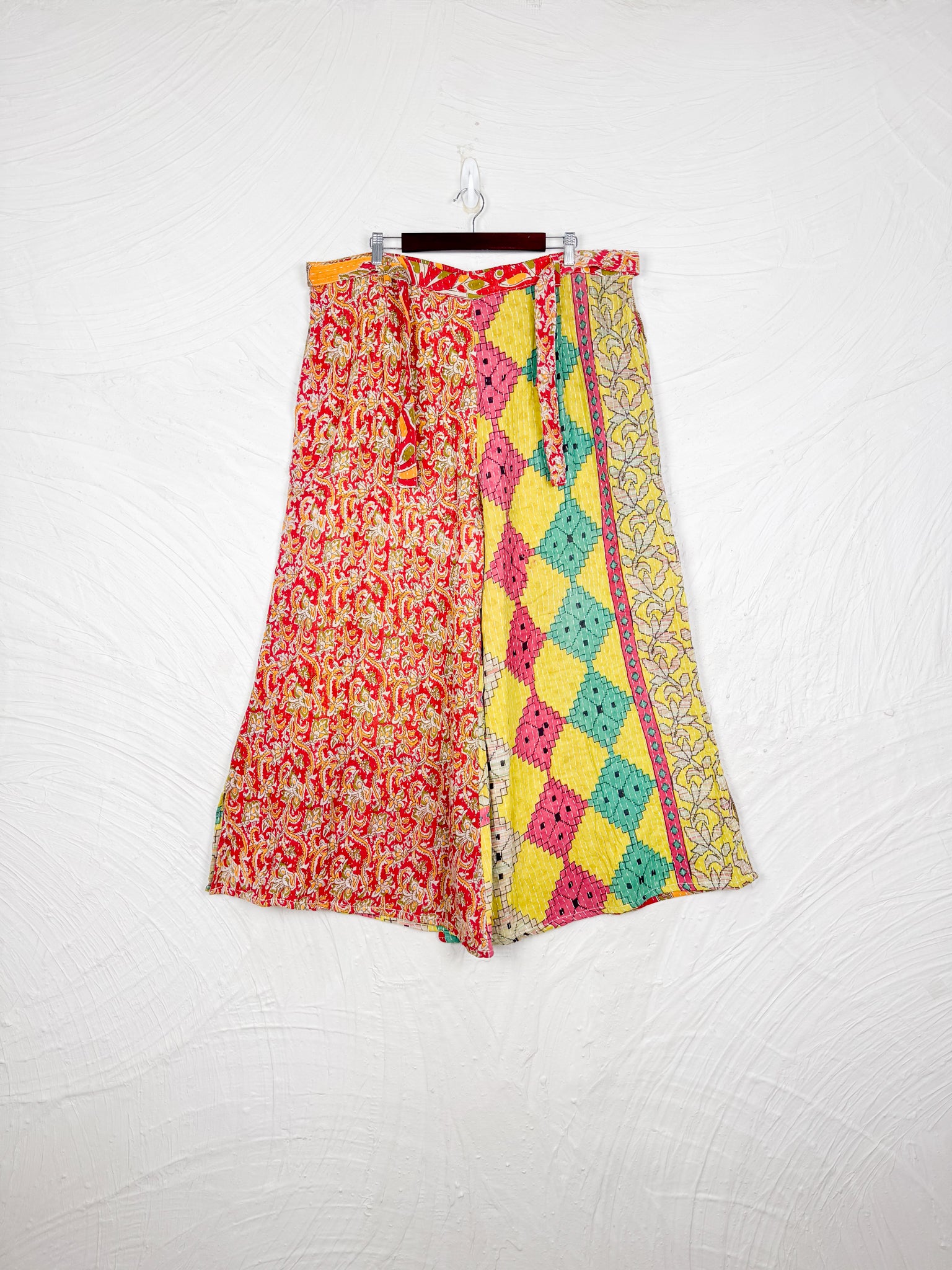 Floral Kantha Pants - Love Protect Sustain