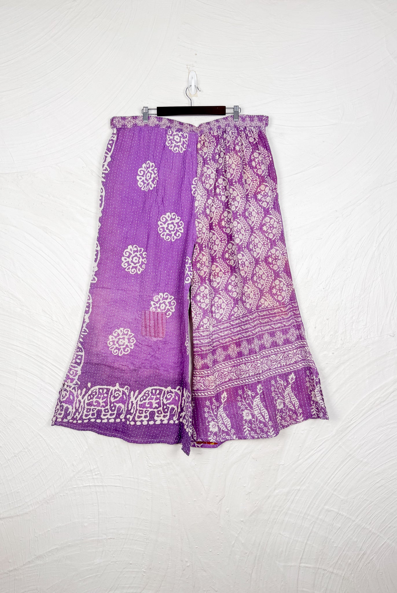 Floral Kantha Pants - Love Protect Sustain