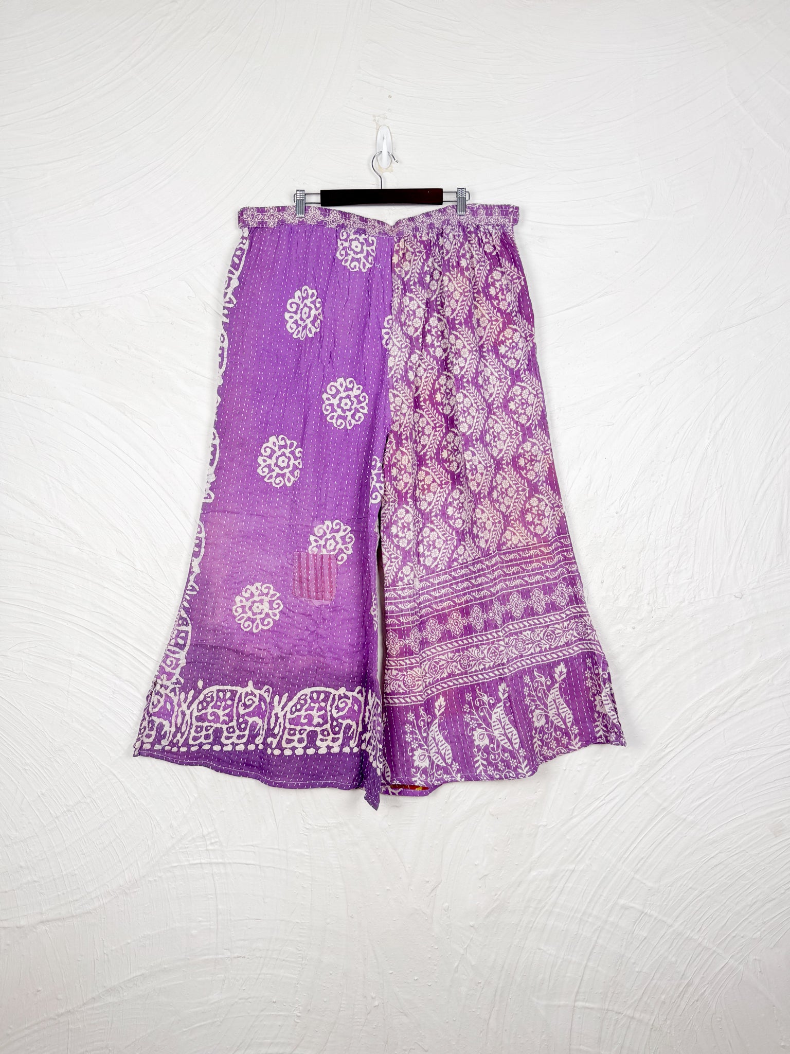 Floral Kantha Pants - Love Protect Sustain
