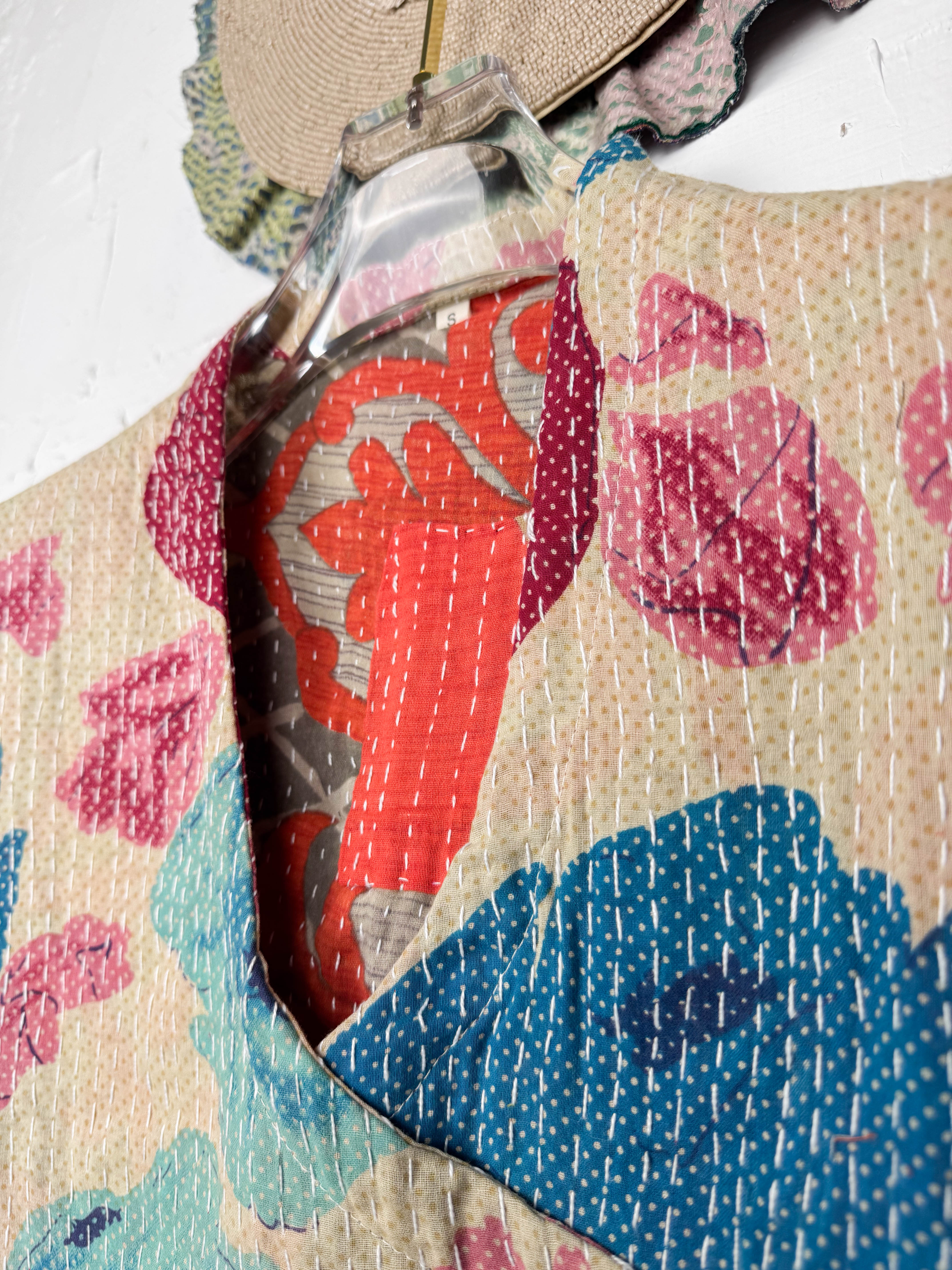 Floral Kantha Top - Love Protect Sustain