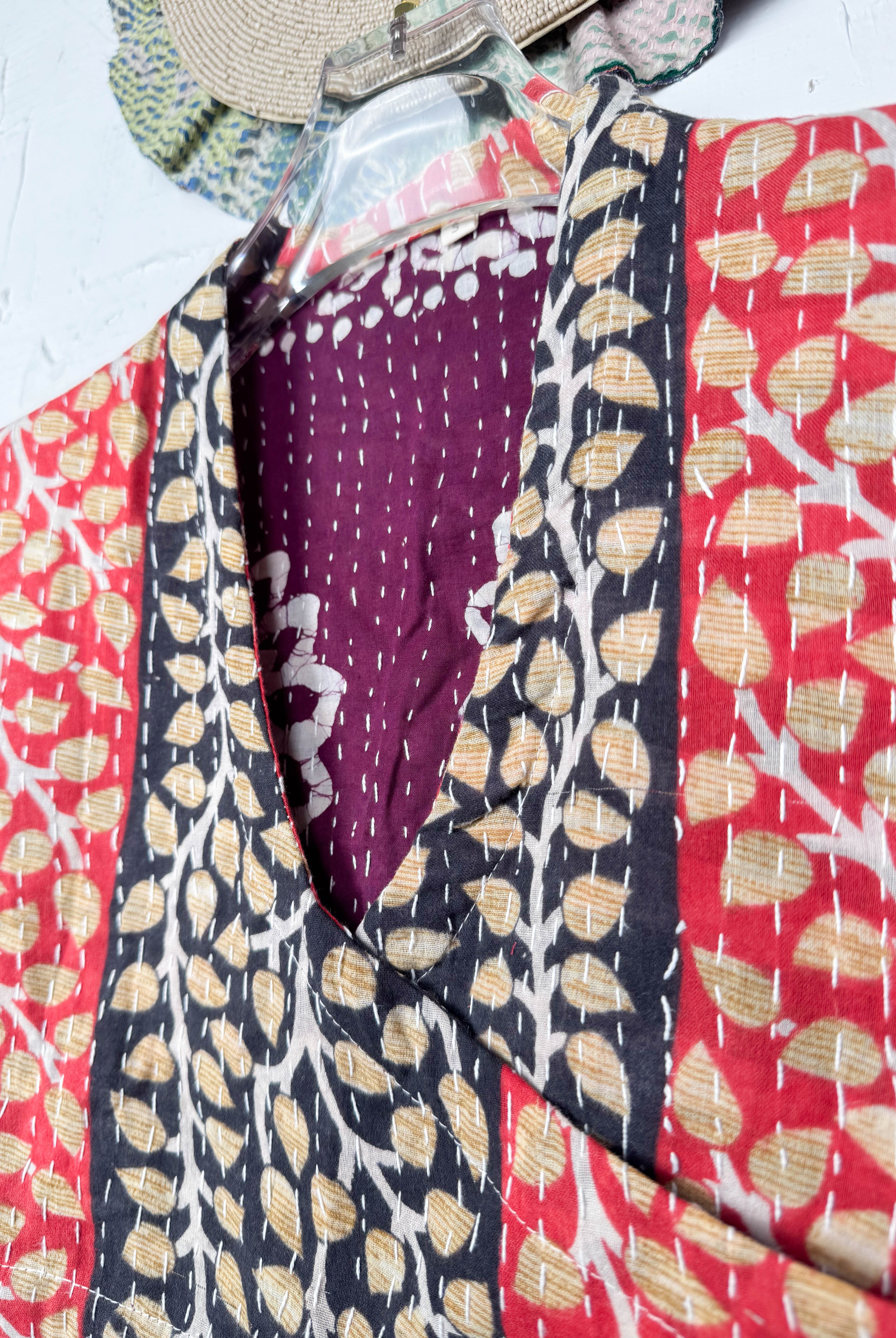 Floral Kantha Top - Love Protect Sustain