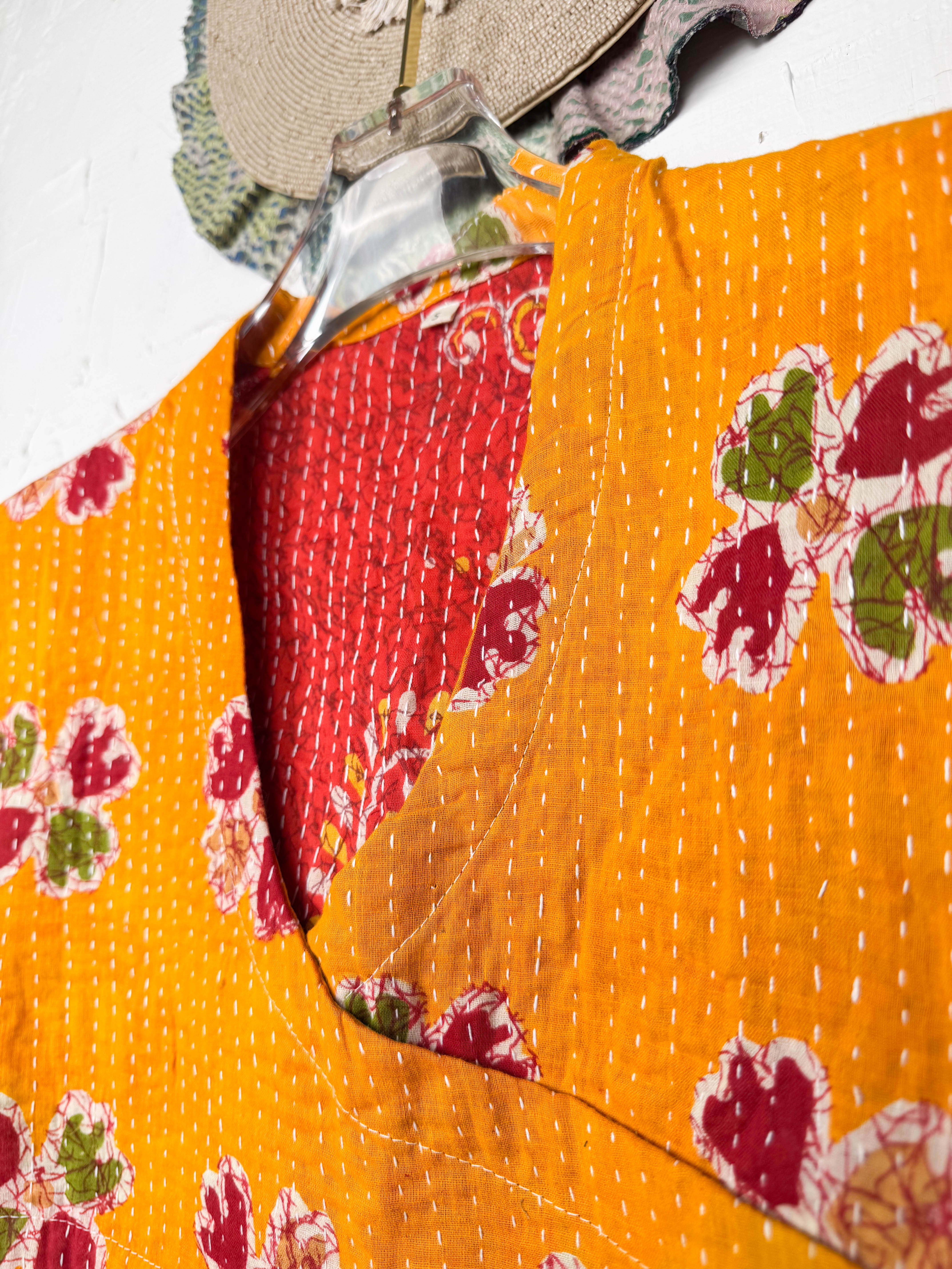 Floral Kantha Top - Love Protect Sustain