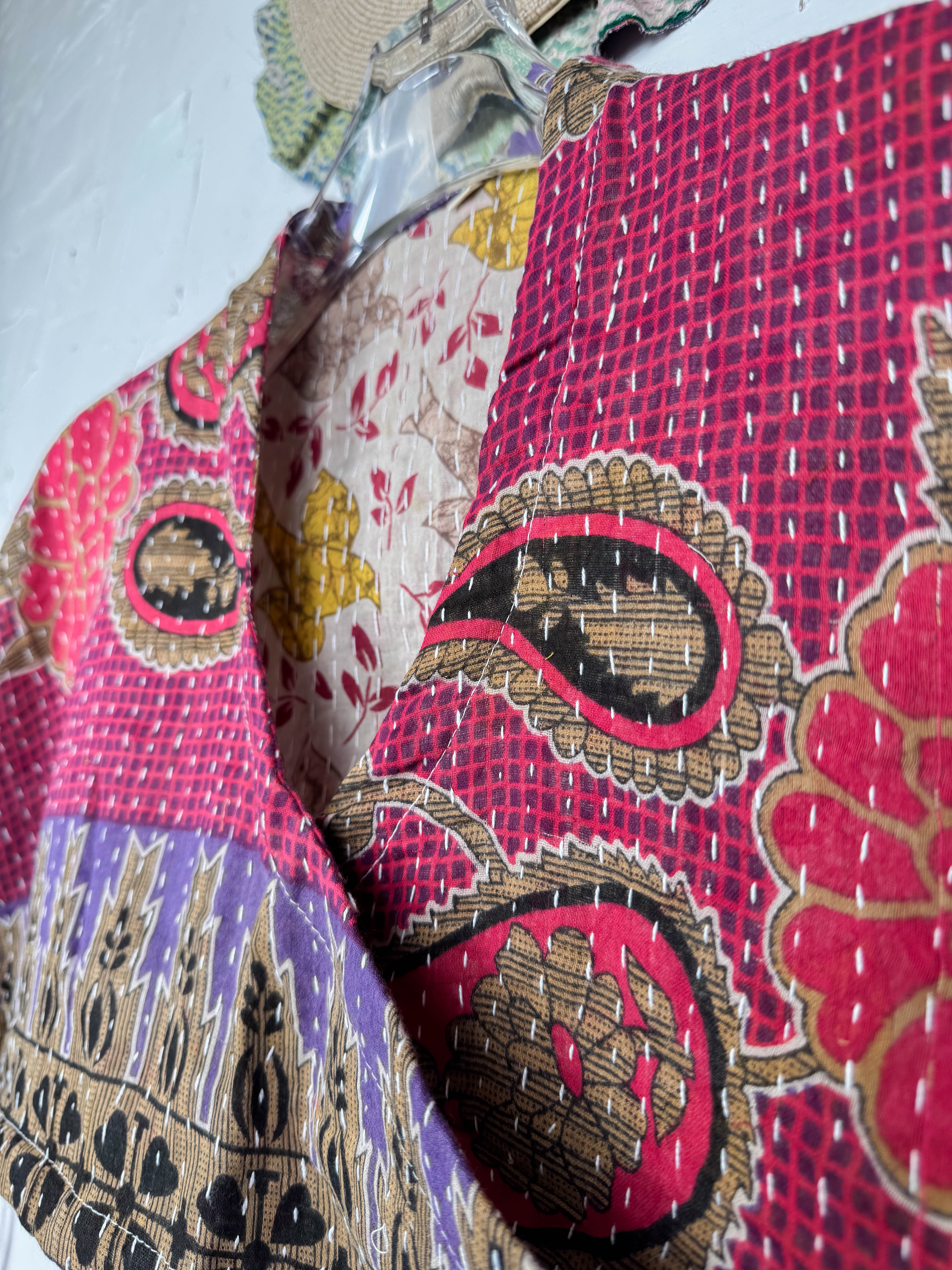 Floral Kantha Top - Love Protect Sustain