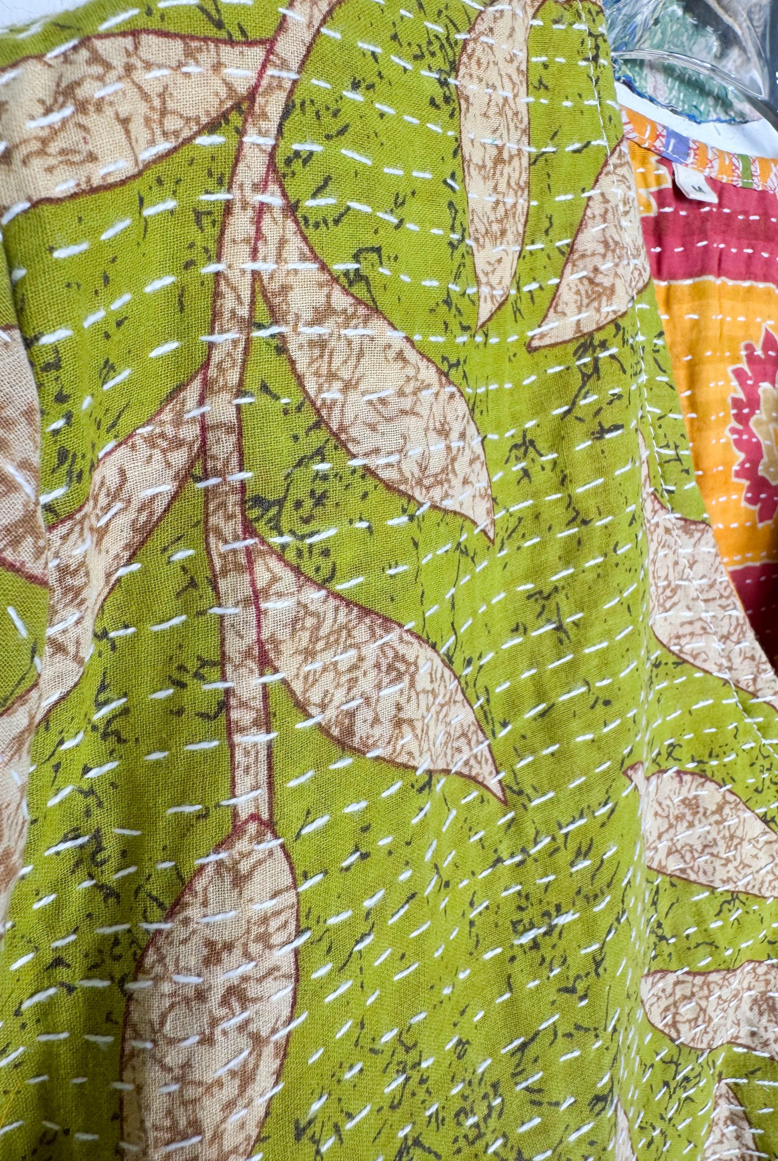 Floral Kantha dress - Love Protect Sustain