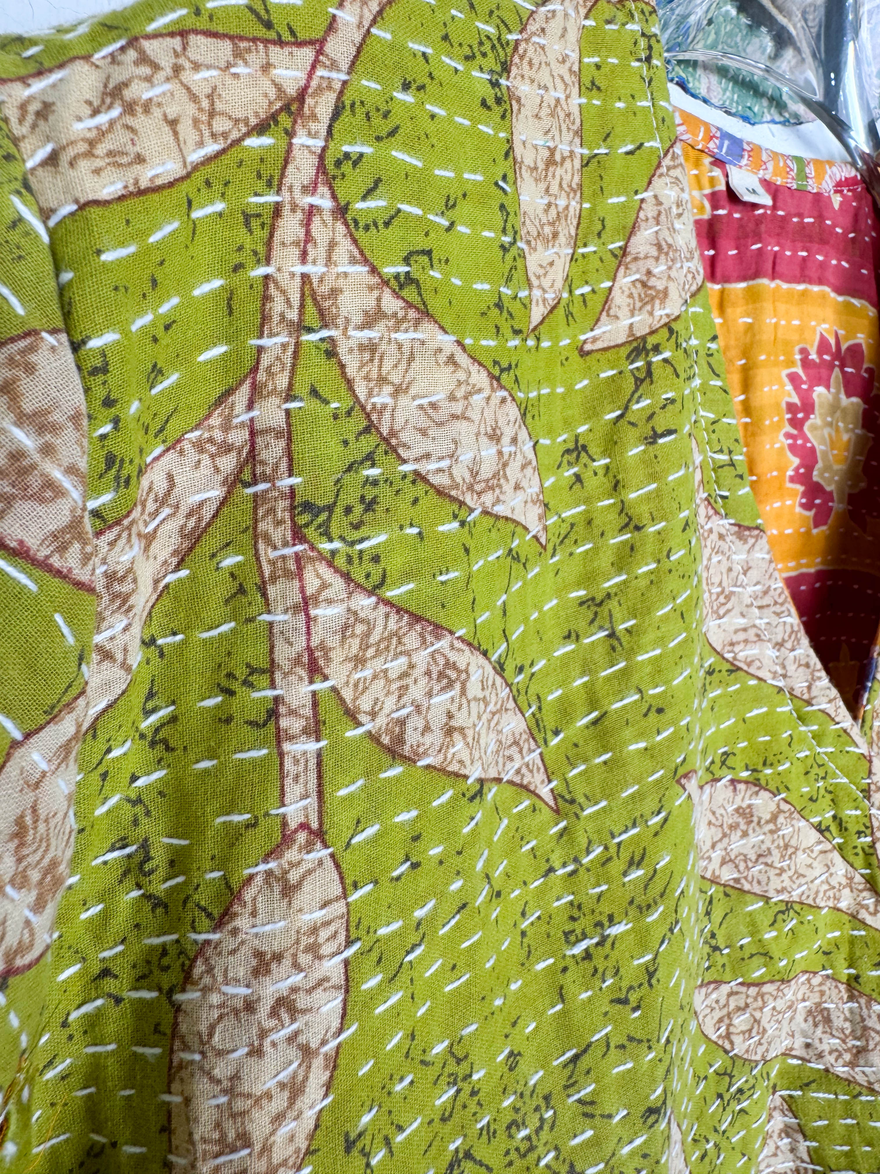 Floral Kantha dress - Love Protect Sustain