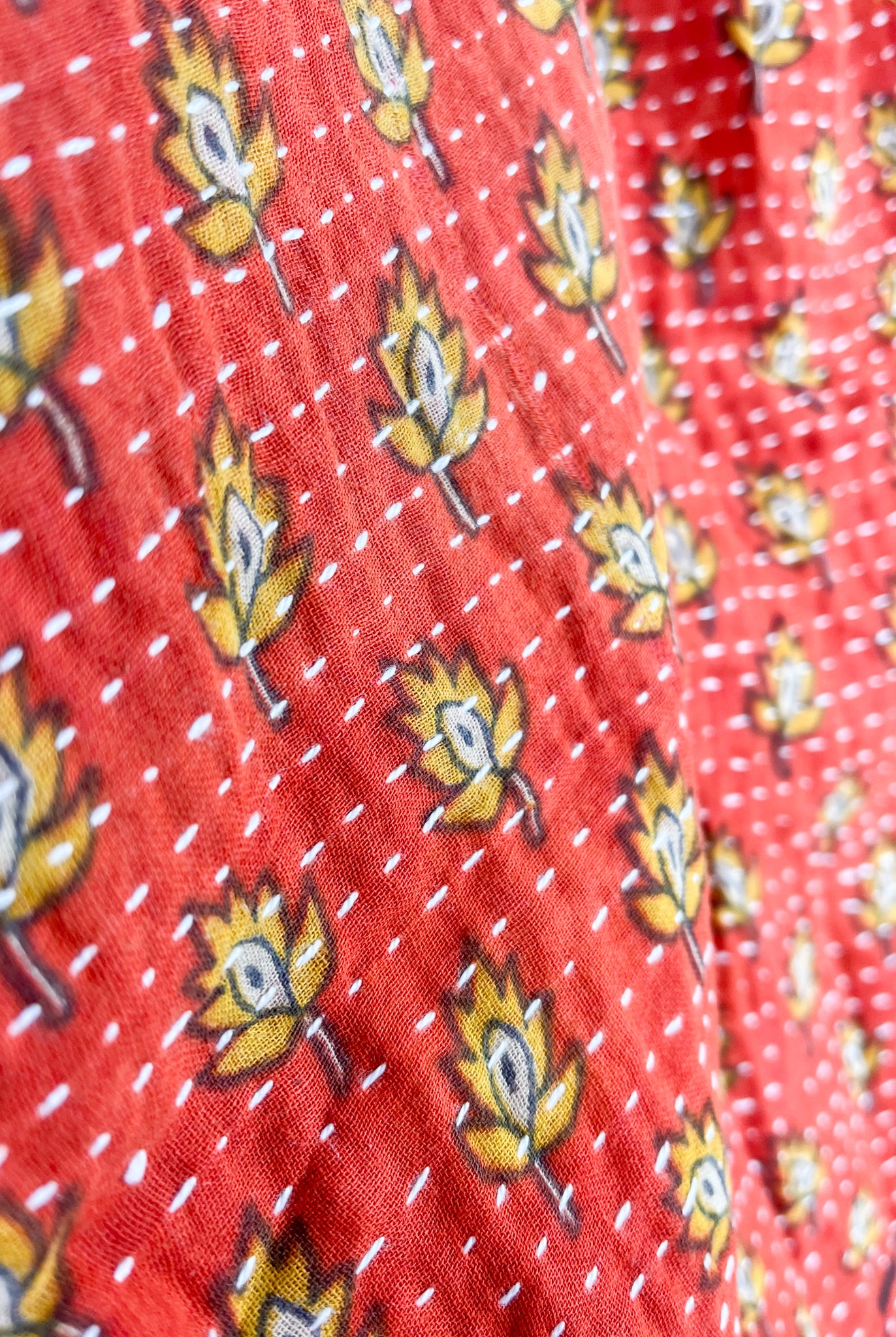 Floral Print Poncho - Love Protect Sustain