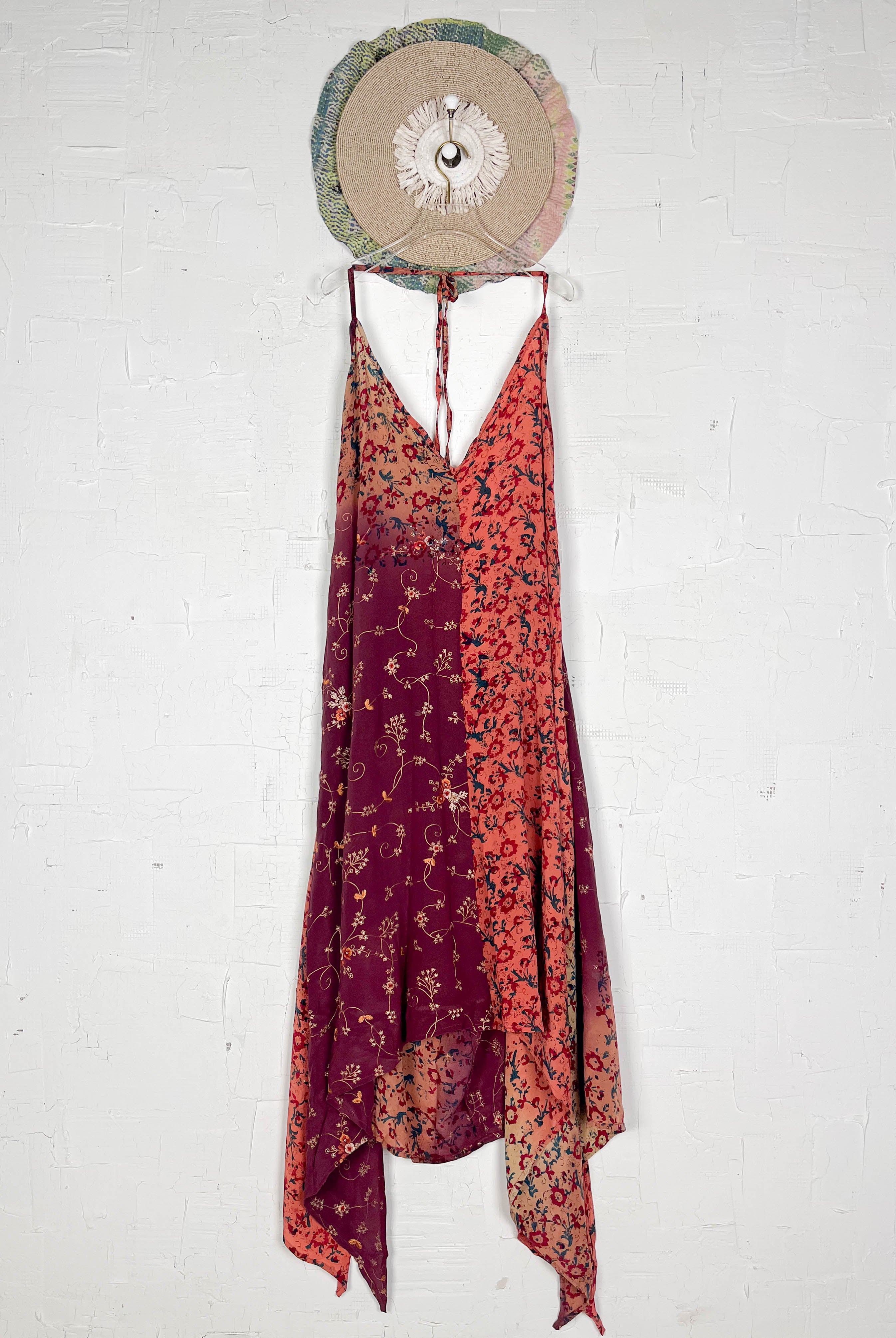 Floral Silk Dress - Love Protect Sustain