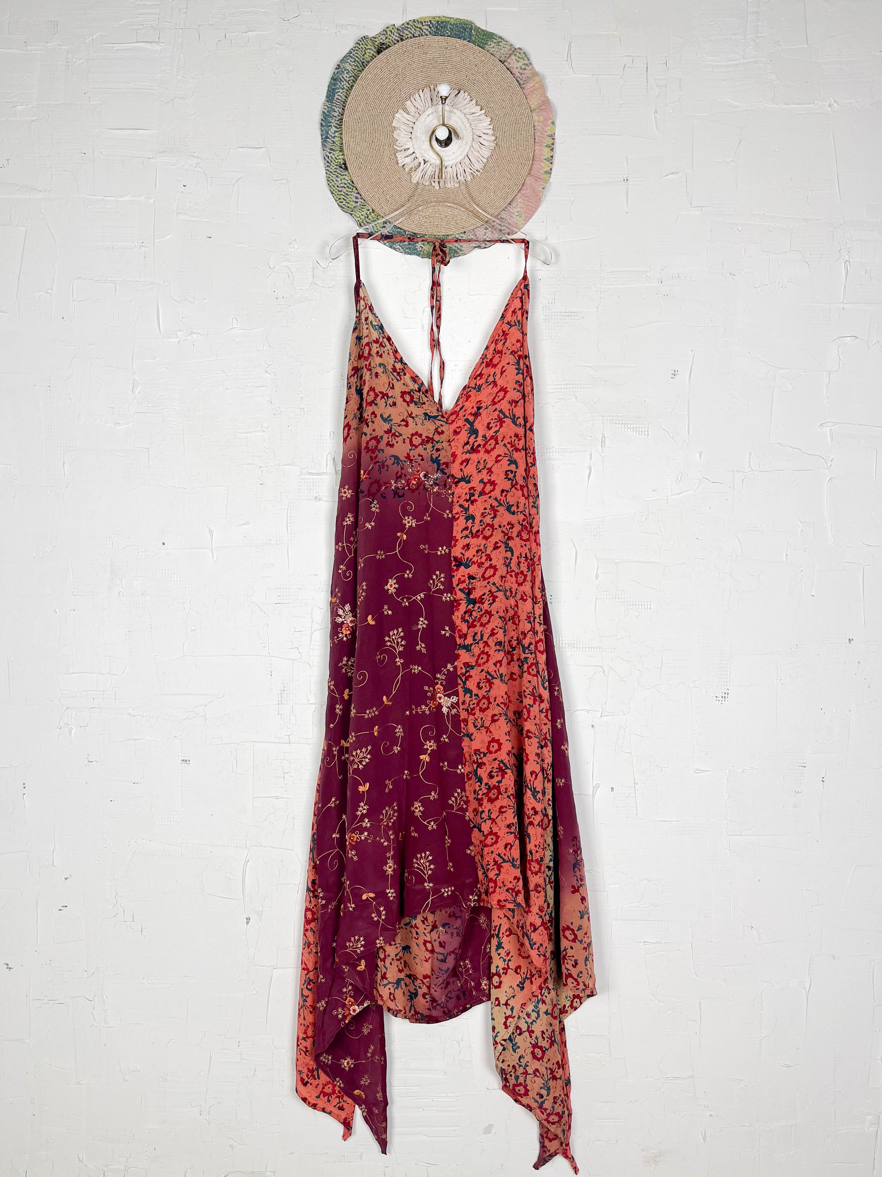 Floral Silk Dress - Love Protect Sustain