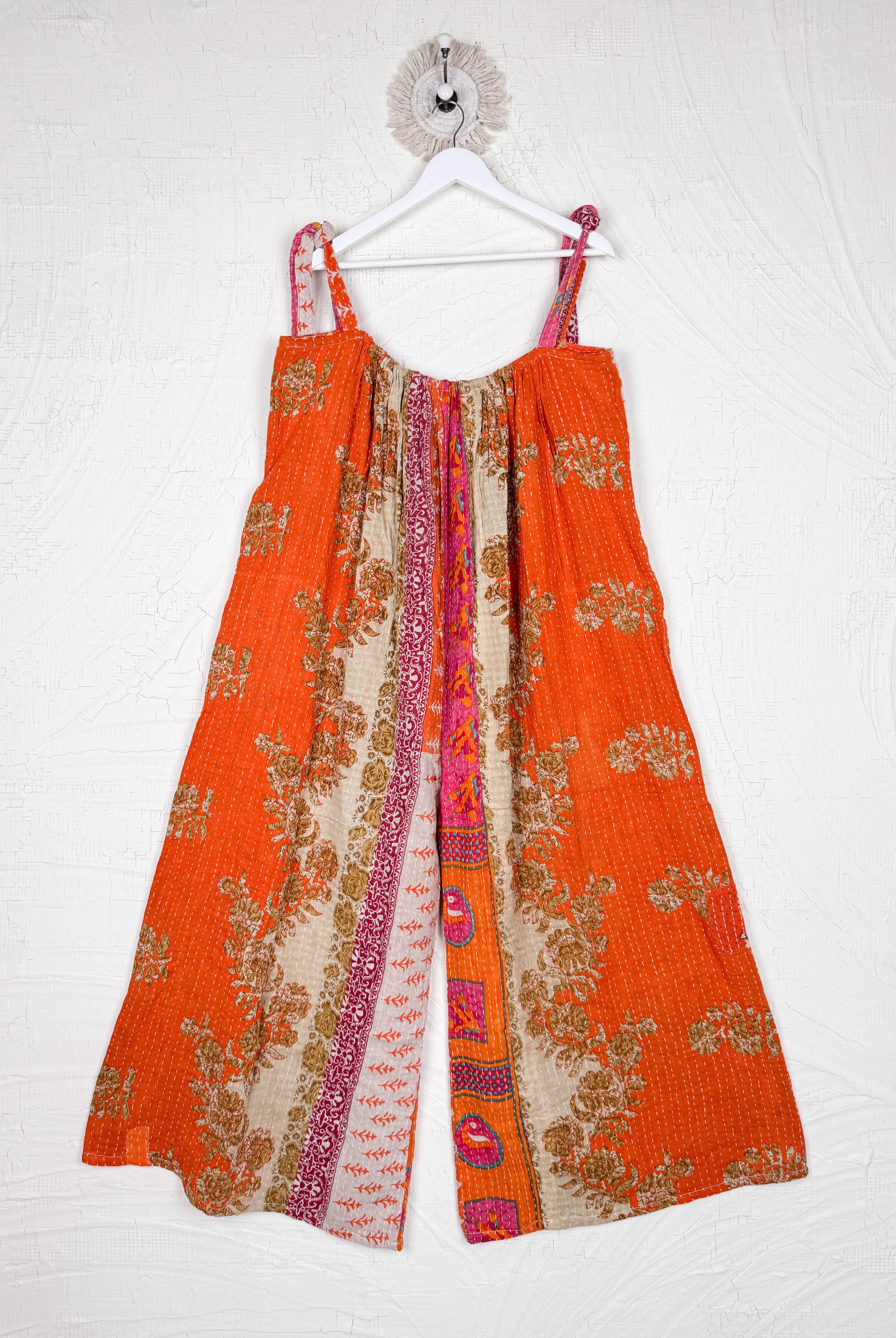 Floral Strap Maternity Jumpsuit - Love Protect Sustain