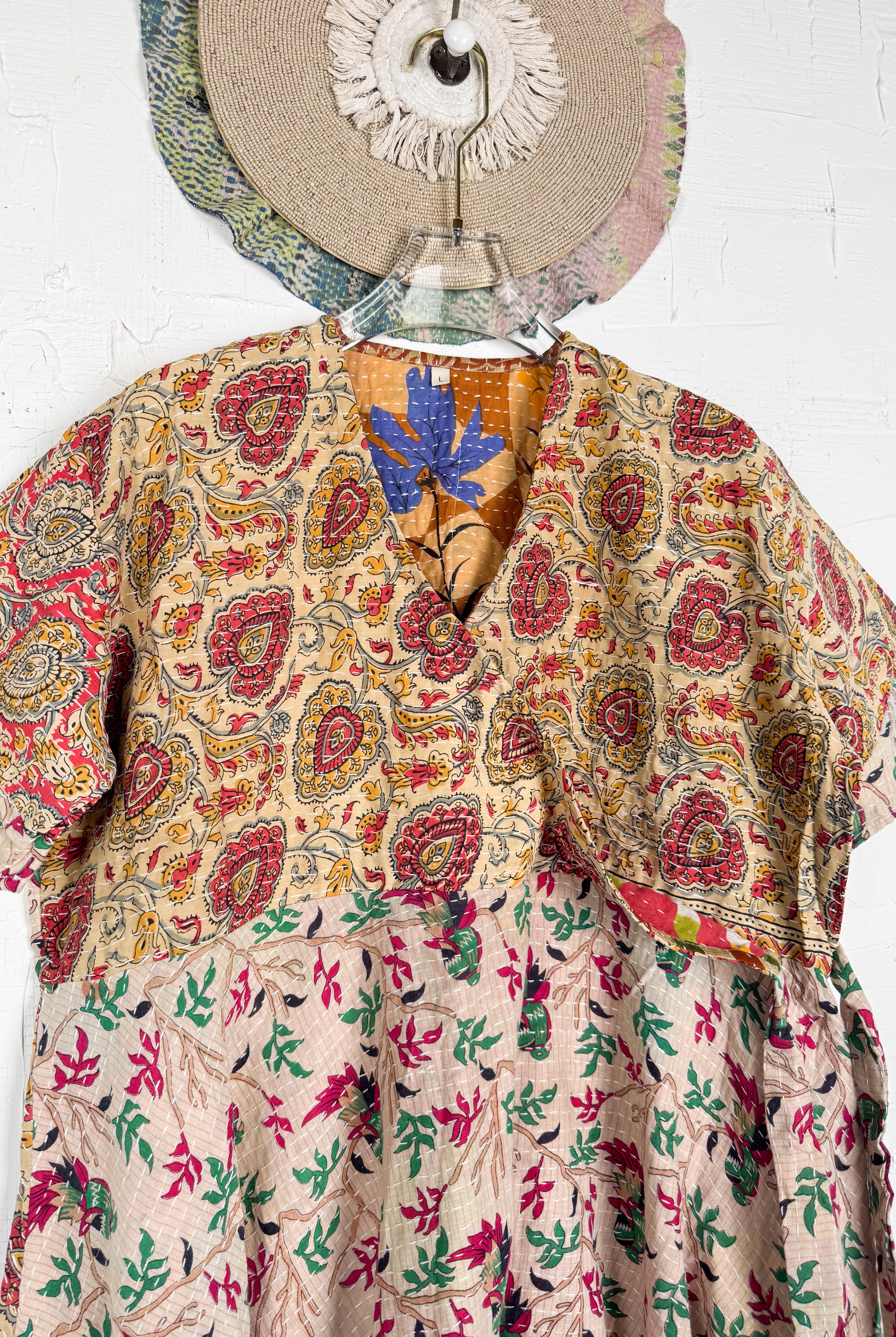 Floral Vintage Dress- Love Protect Sustain